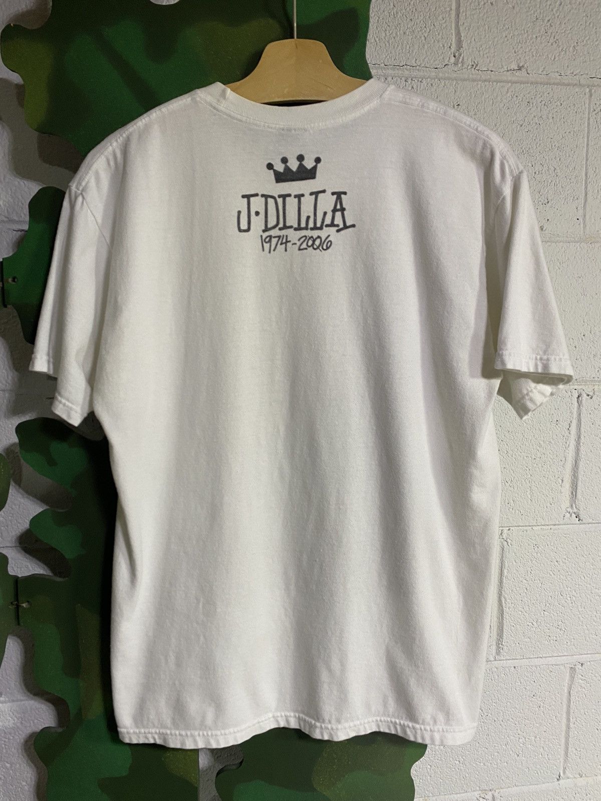 Rap Tees × Stussy × Vintage Stussy J Dilla T-shirt (size Med