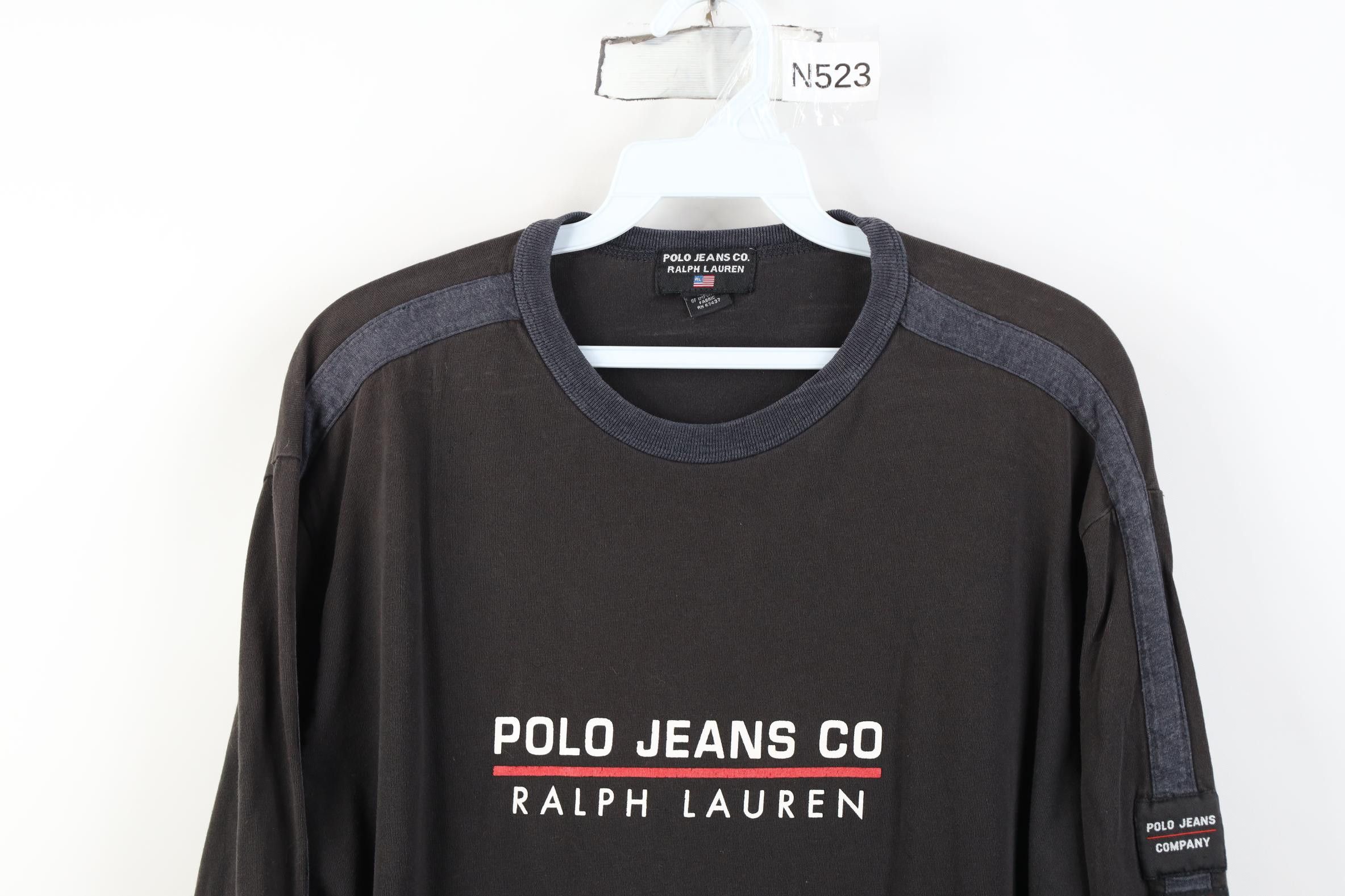 Polo Ralph Lauren Vintage Y2K Ralph Lauren Long Sleeve Ringer T-Shirt USA Size US S / EU 44-46 / 1 - 2 Thumbnail