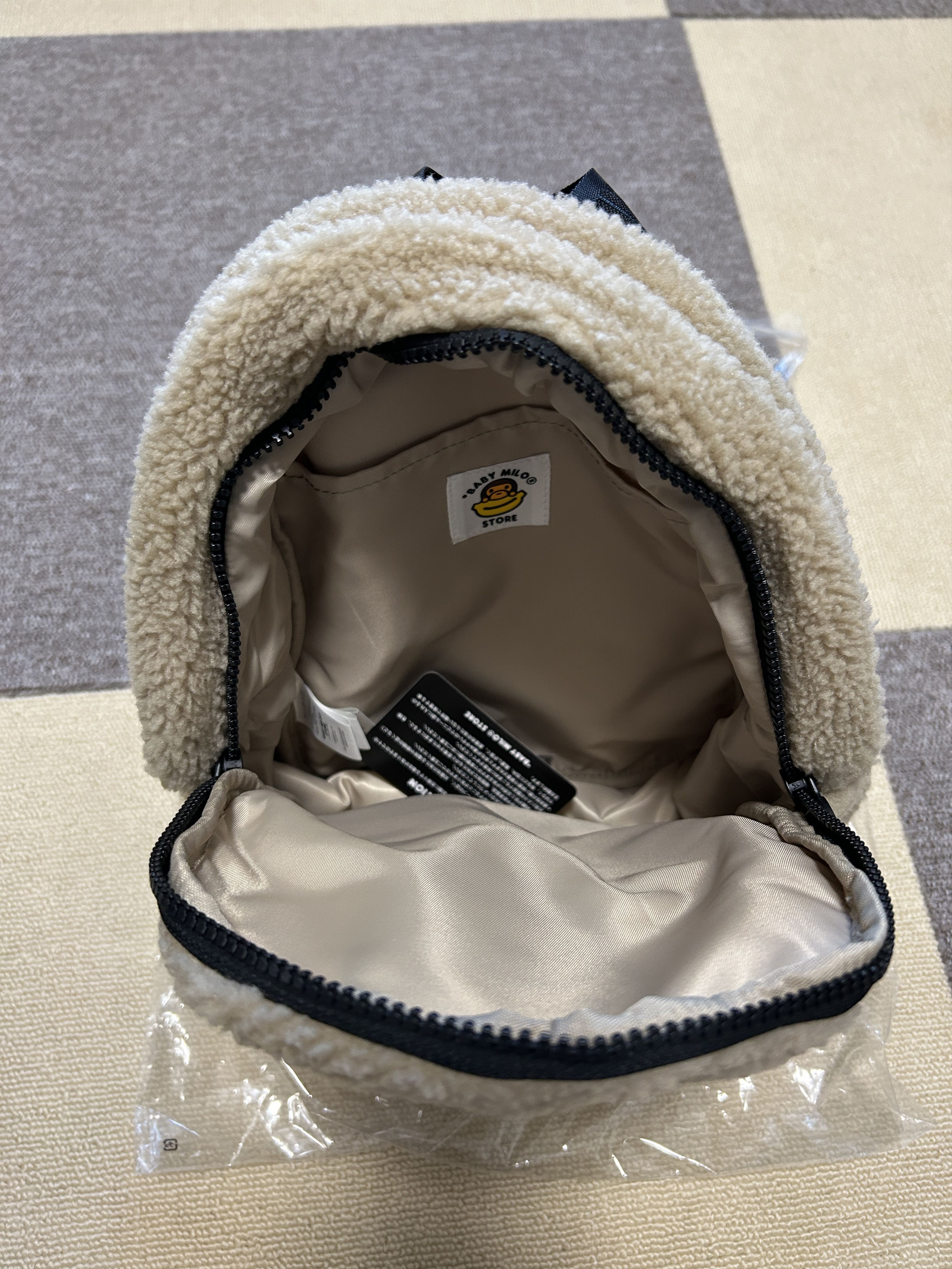 Bape BABY MILO MINI FUR BACKPACK Size ONE SIZE - 8 Thumbnail