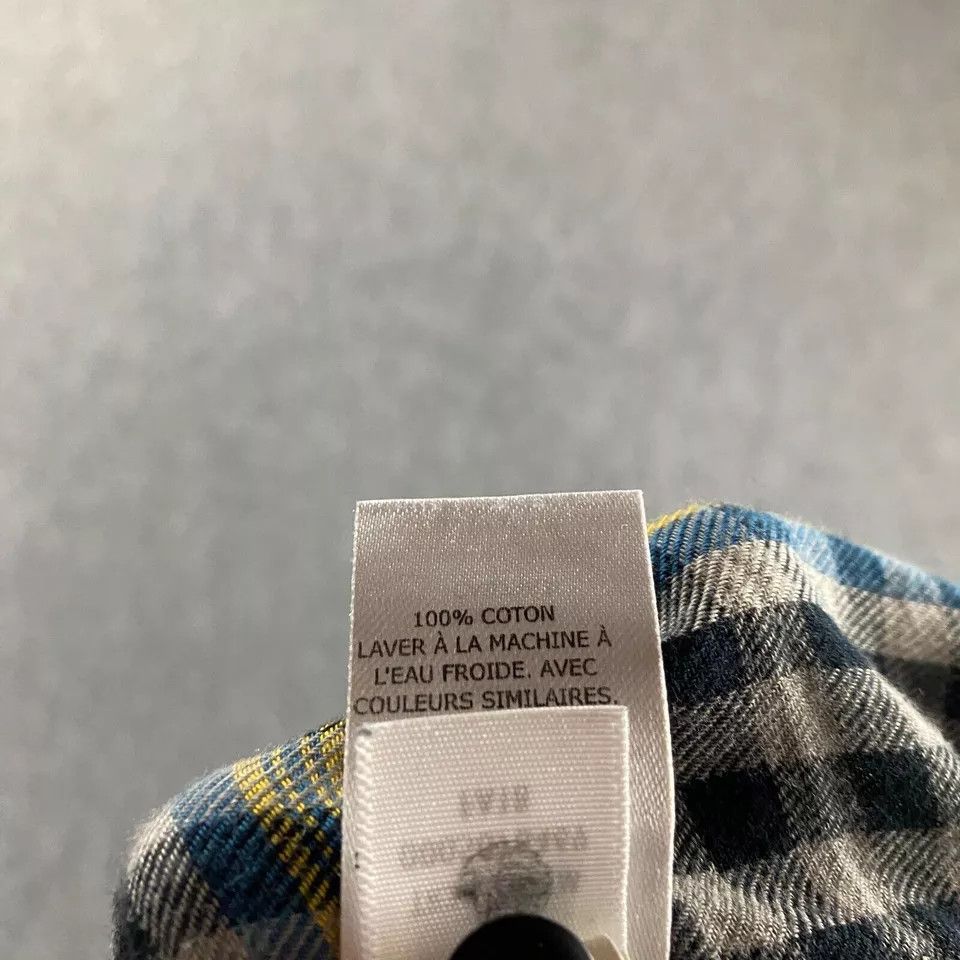 The Rail The Rail Shirt Men's Medium Check Button Down Flannel Cotton Size US M / EU 48-50 / 2 - 9 Thumbnail