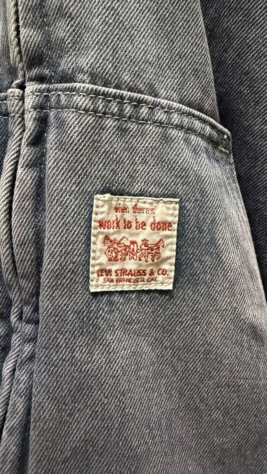 Levi's Levi’s dyed jean hoodie Size US L / EU 52-54 / 3 - 2 Thumbnail