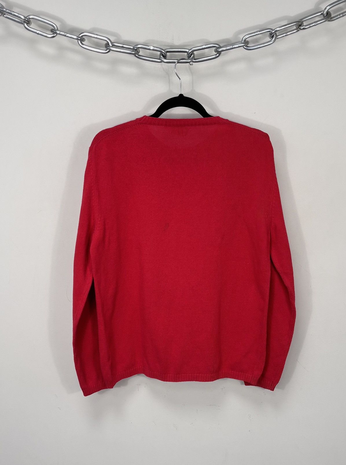Etro Etro Milano Men’s Slim Fit Red Geometric Intarsia Sweater Size US M / EU 48-50 / 2 - 10 Thumbnail