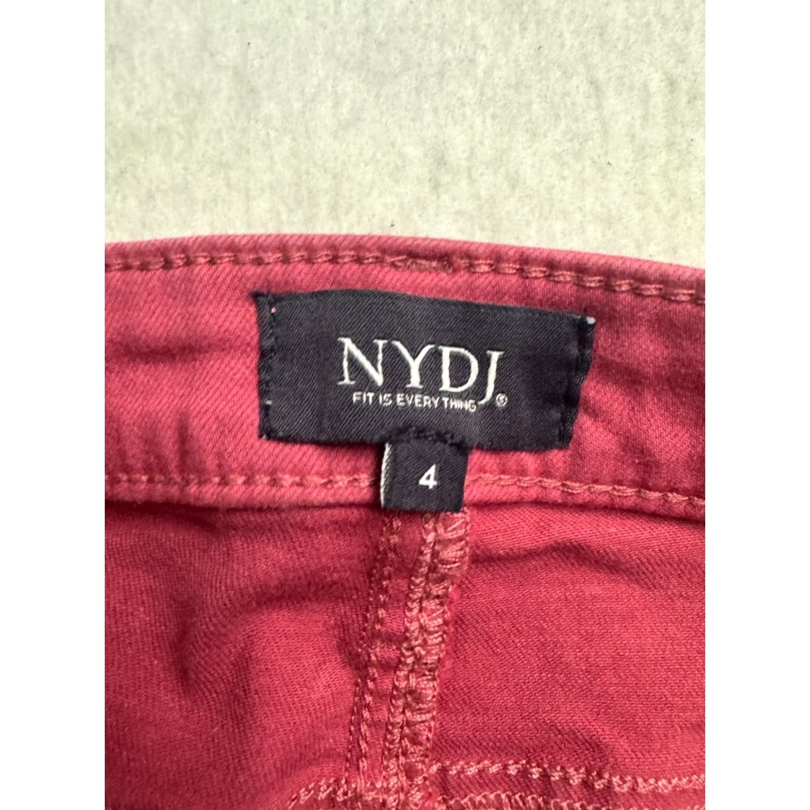 NYDJ NYDJ Jeans Womens 4 Slate Rose Wash Waist Match Lift Tuck Relaxed Flared 30x25 Size 27" / US 4 / IT 40 - 2 Thumbnail