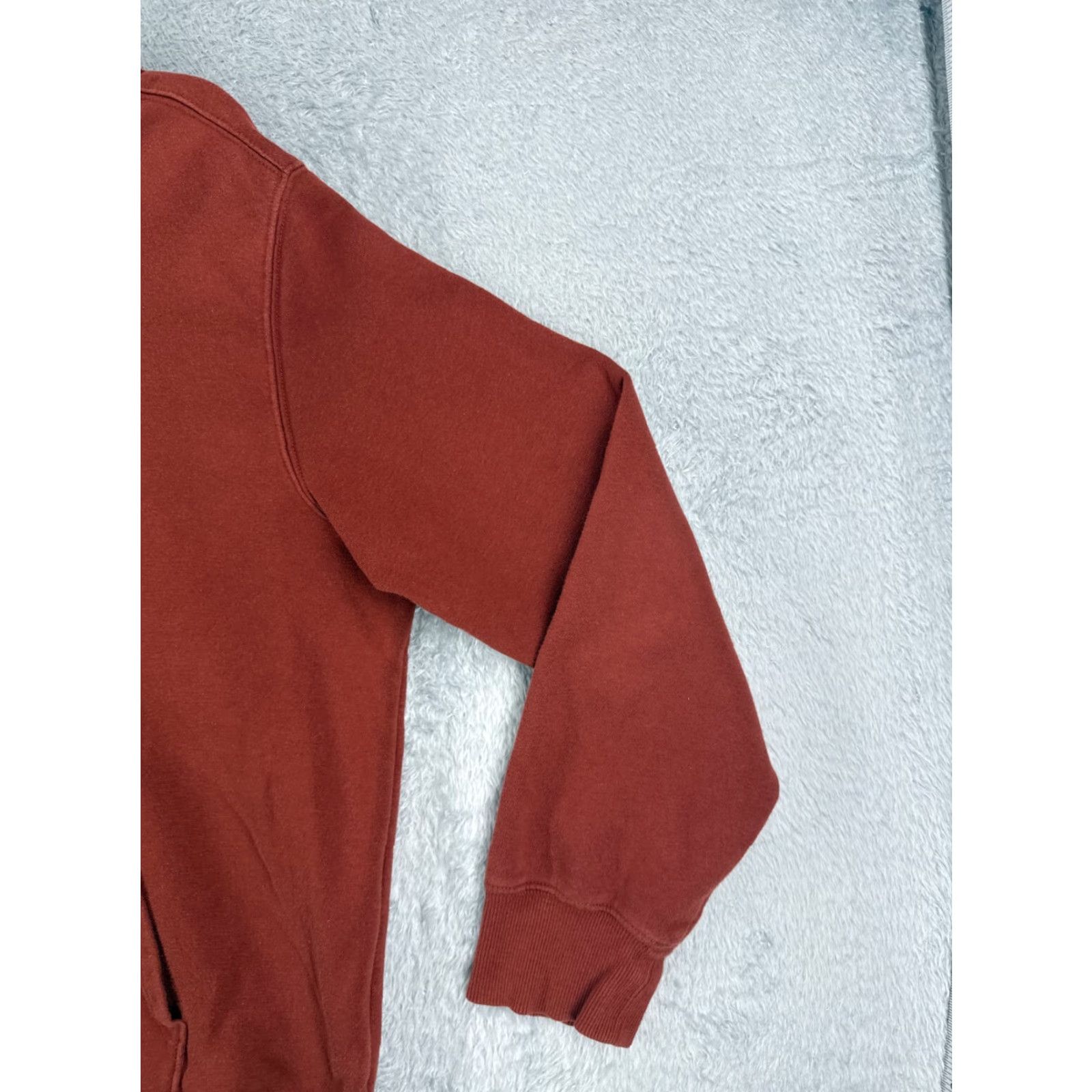 The North Face The North Face Mens Hoodie Pullover Sweatshirt Red Jersey Cotton Blend Large L Man Outdoors Comforthoodie Size US L / EU 52-54 / 3 - 2 Thumbnail