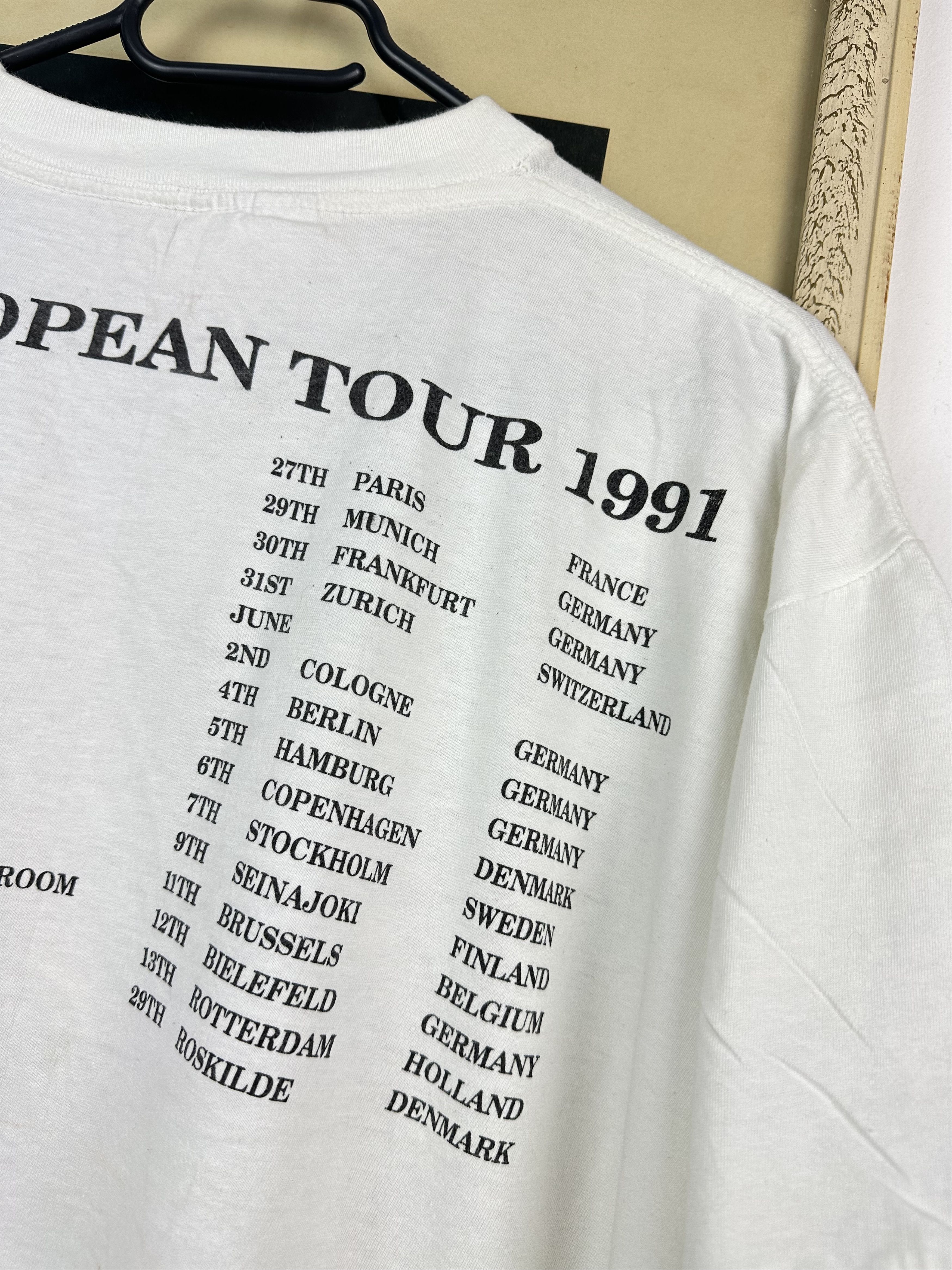 Band Tees × Vintage Vintage 1991 EMF Schubert Dip Tour Shirt Band Tee Rare Size US XL / EU 56 / 4 - 14 Thumbnail