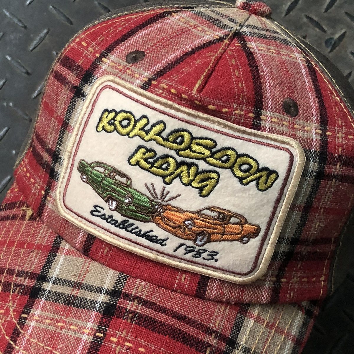 Japanese Brand Vintage Kolloson Kona Patch Hat Wool-Leather Material Size ONE SIZE - 3 Thumbnail