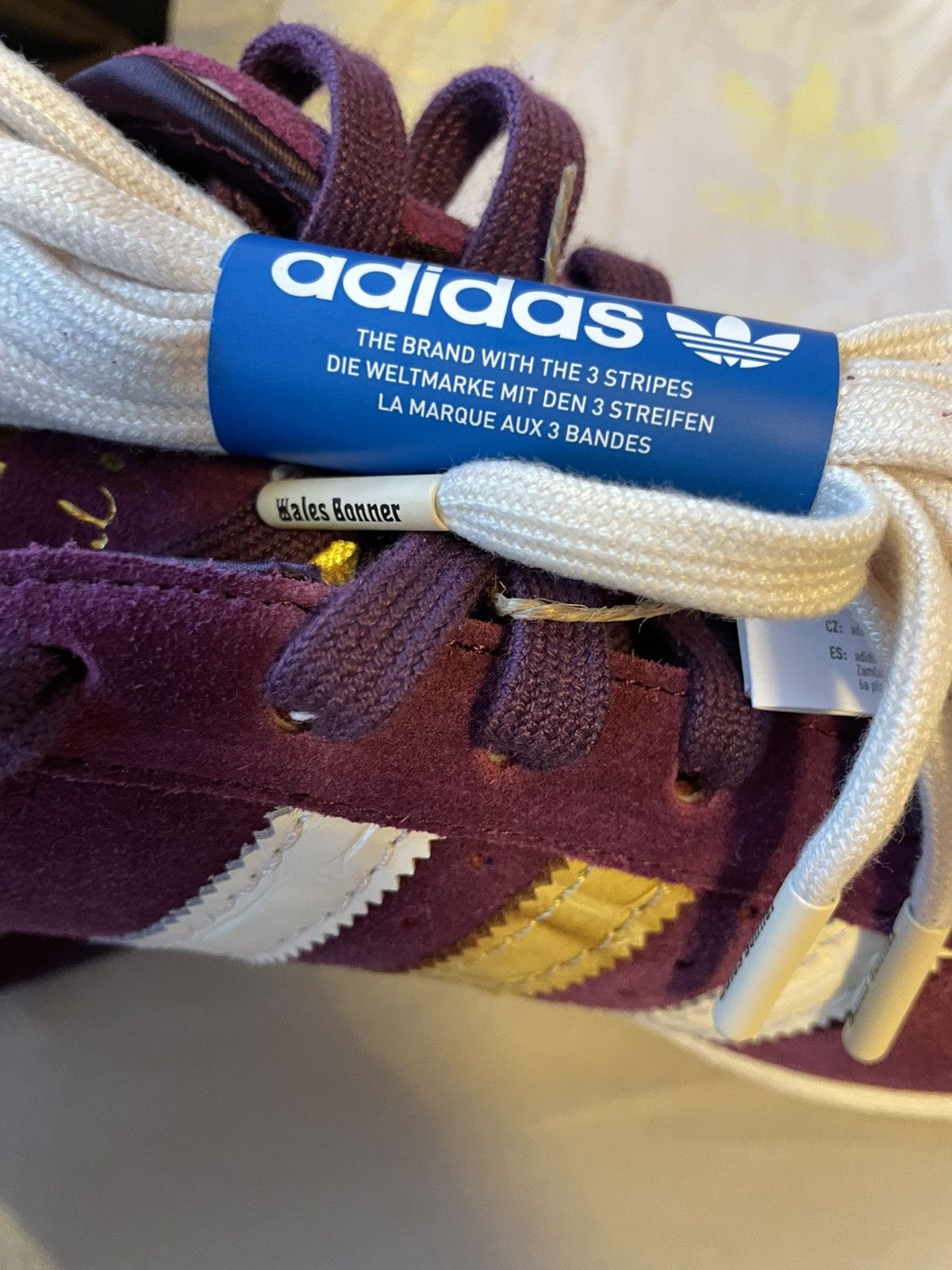 Adidas × Wales Bonner Adidas x Wales Bonner Jabbar Low Purple EU42 Full Set Size US 9 / EU 42 - 10 Thumbnail