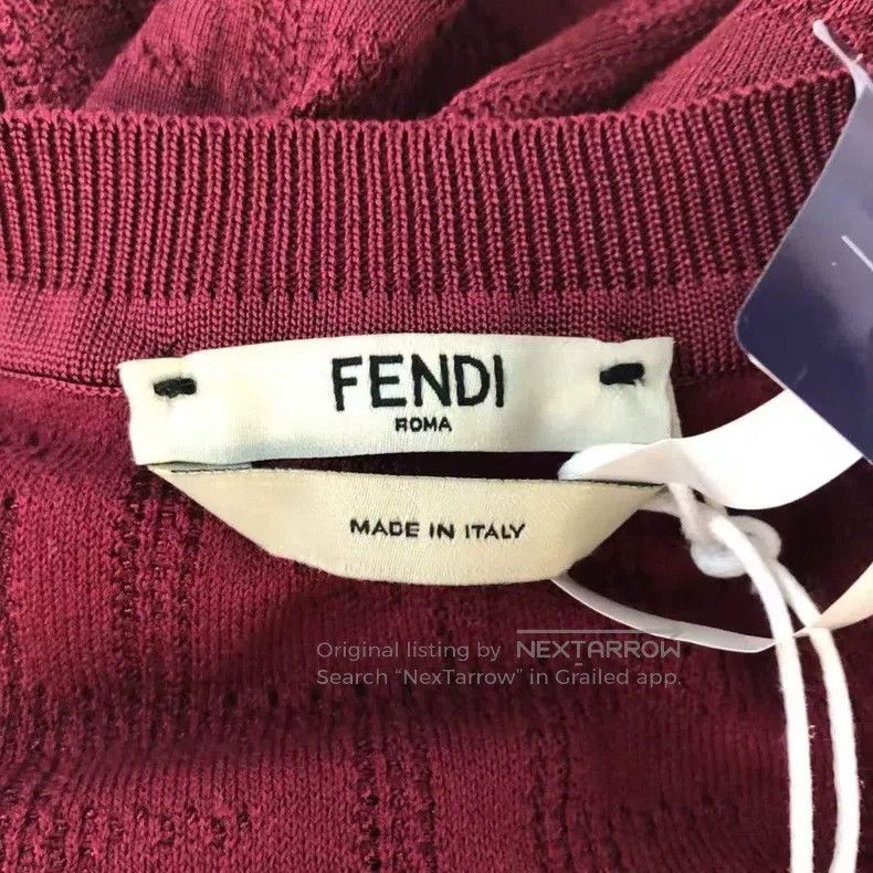 Fendi Fendi FF Full Print Knit Dress Size XS / US 0-2 / IT 36-38 - 3 Thumbnail