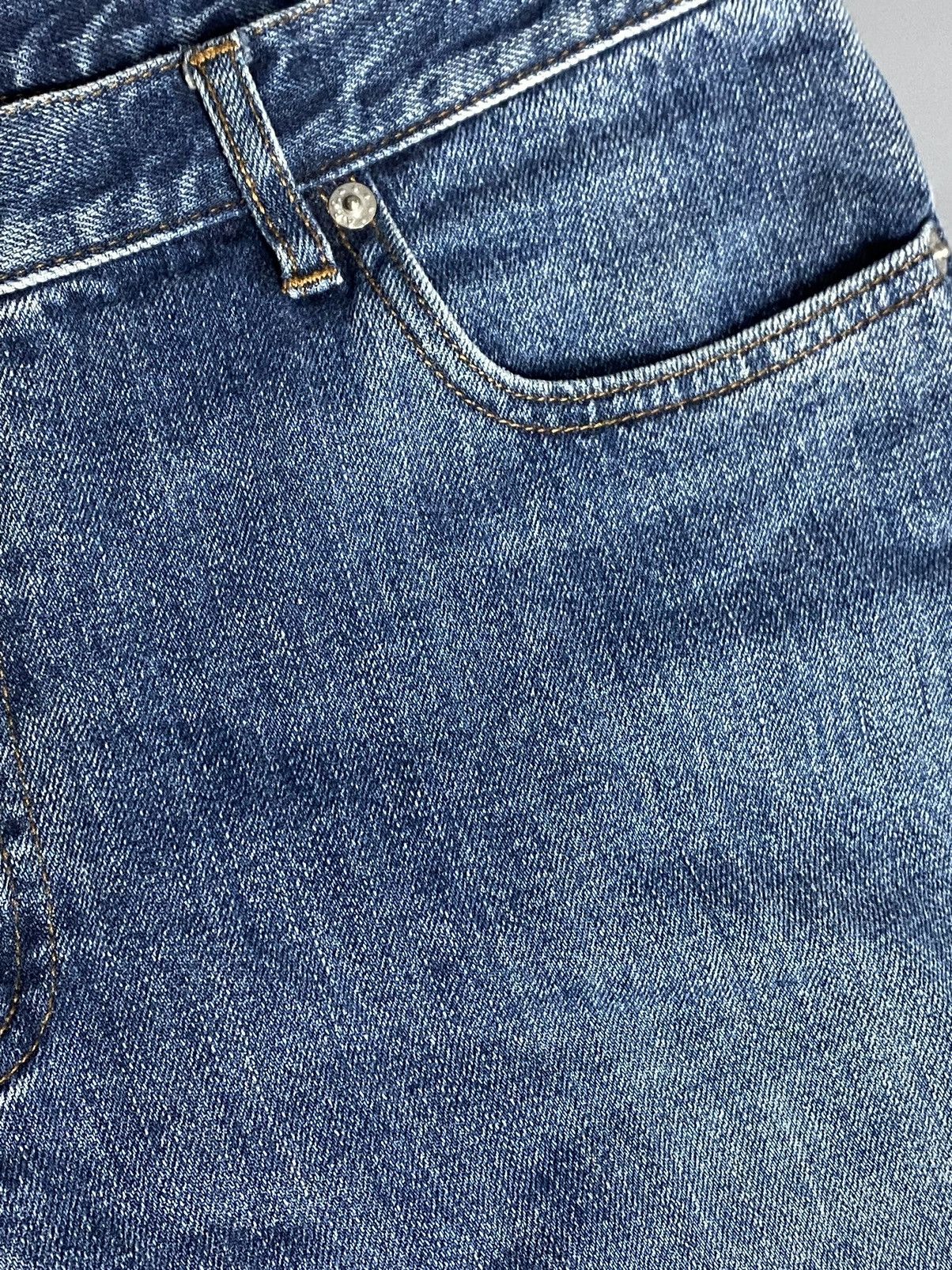A.P.C. A.P.C. Jean Sailor Denim Blue Jeans Size 32 Wide Leg Cropped Size 32" / US 10 / IT 46 - 4 Thumbnail