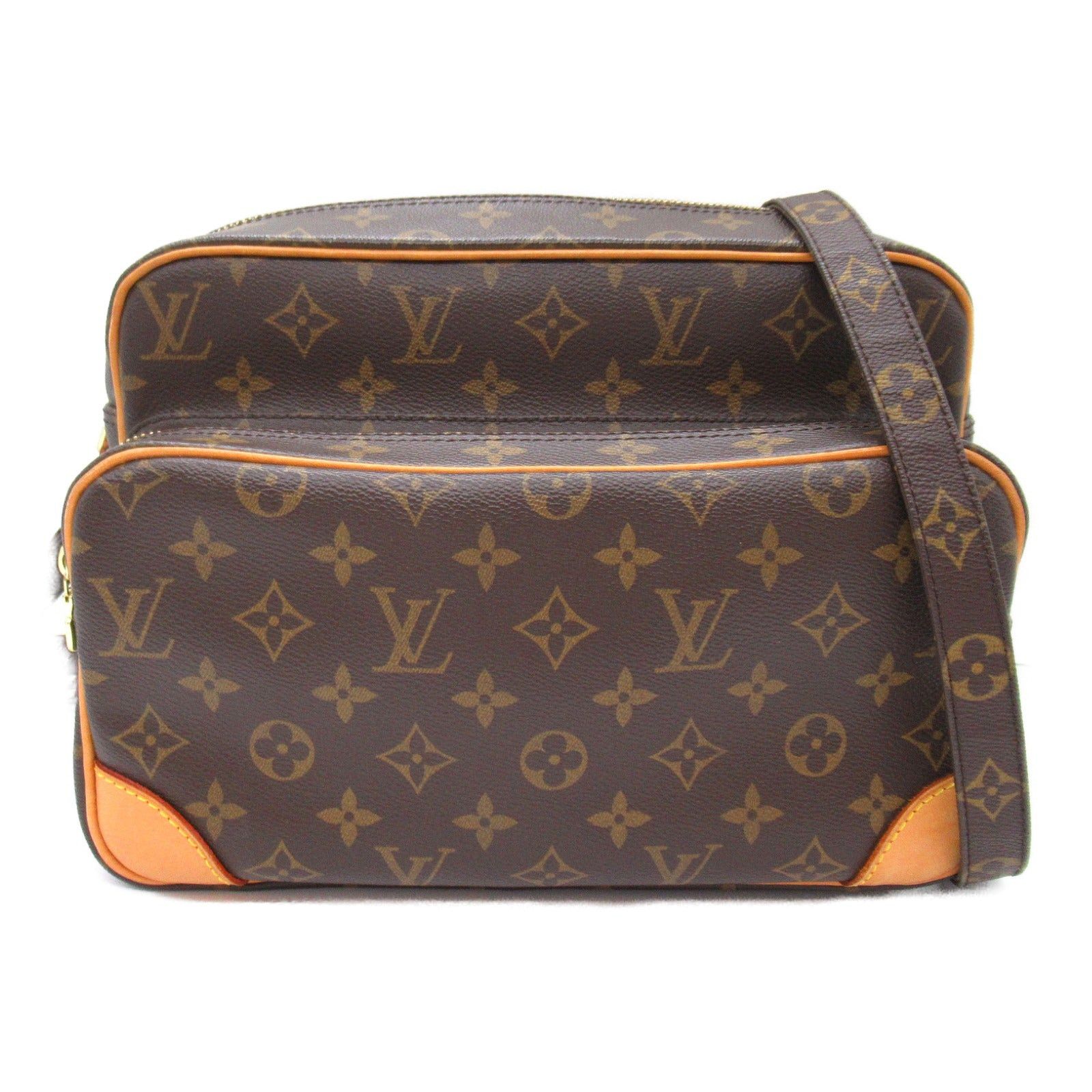 Louis Vuitton Louis Vuitton Nil Shoulder Bag Coated Canvas Monogram Brown Size ONE SIZE - 1 Thumbnail