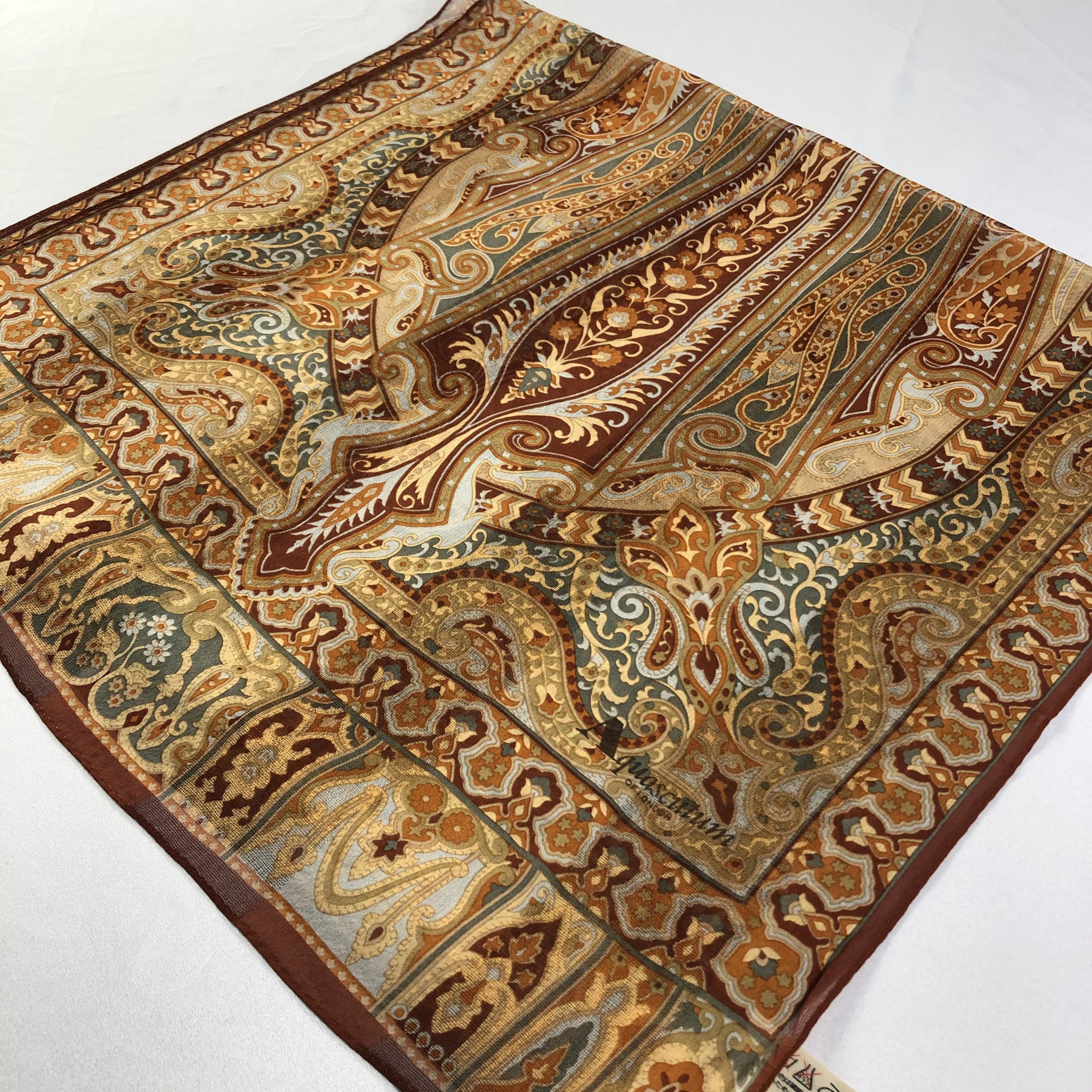 Aquascutum × Vintage Vintage Aquascutum Silk Scarf Size ONE SIZE - 4 Thumbnail