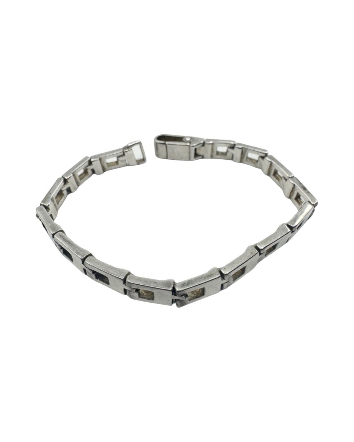 Gucci 925 Silver GG Logo Bracelet Size ONE SIZE - 1 Thumbnail