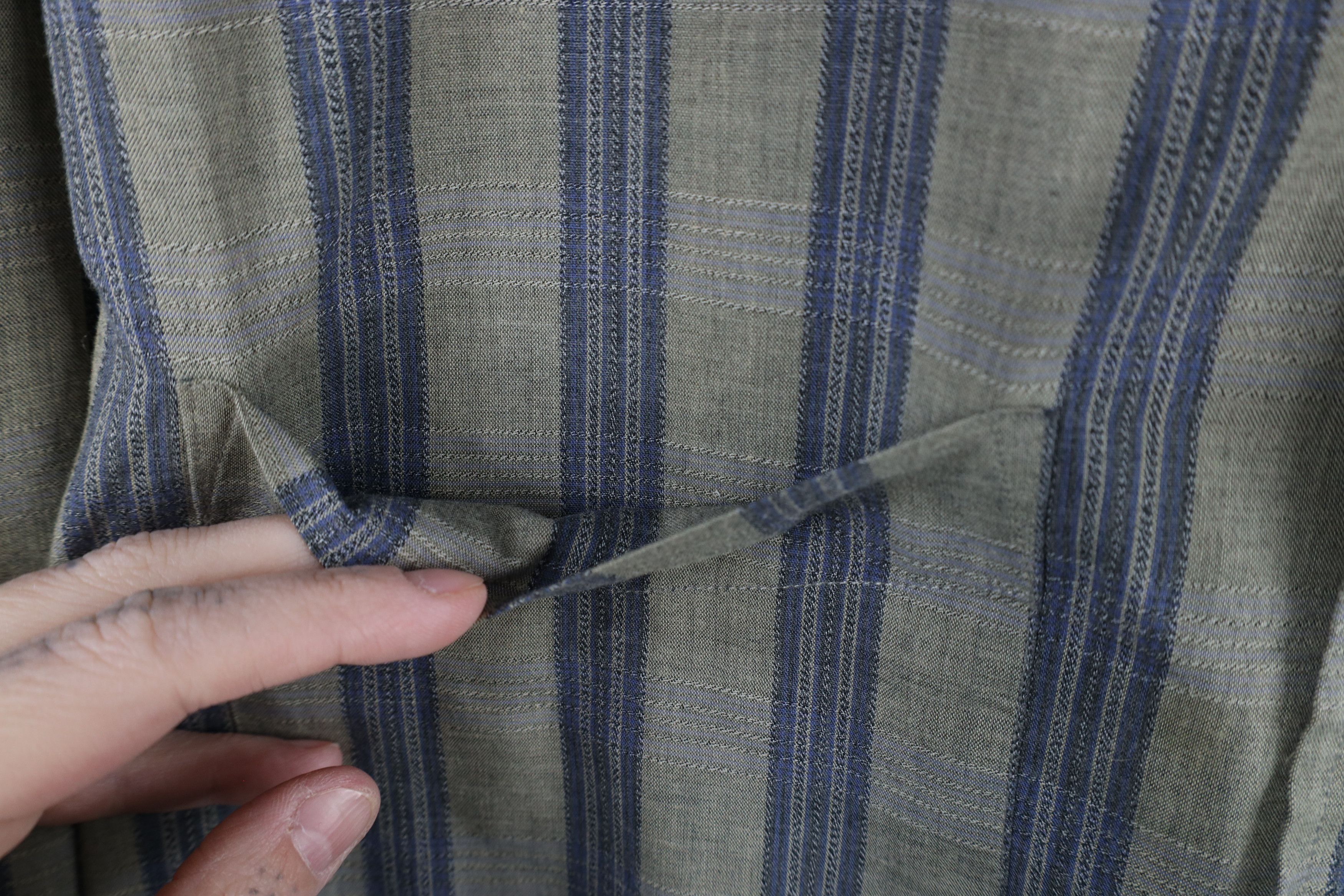 Vintage Vintage 90s Streetwear Collared Long Sleeve Button Shirt Size US XL / EU 56 / 4 - 5 Thumbnail
