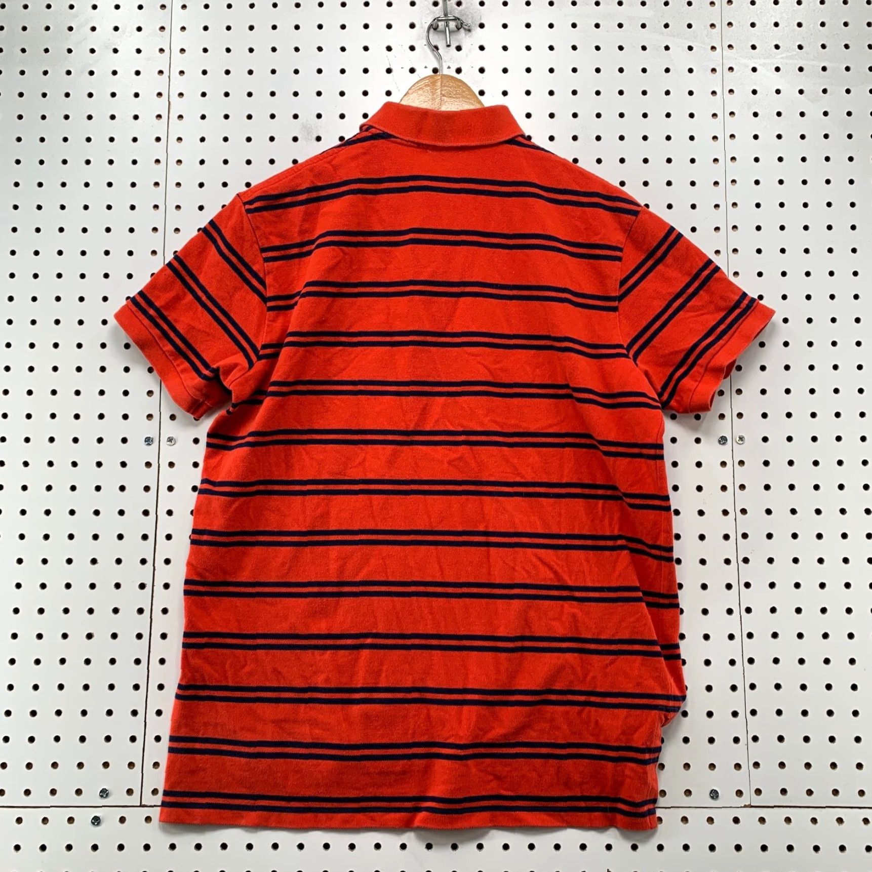 Polo Ralph Lauren Polo Ralph Lauren Shirt Mens Large Orange/Red Striped Preppy School Casual Size US L / EU 52-54 / 3 - 2 Thumbnail
