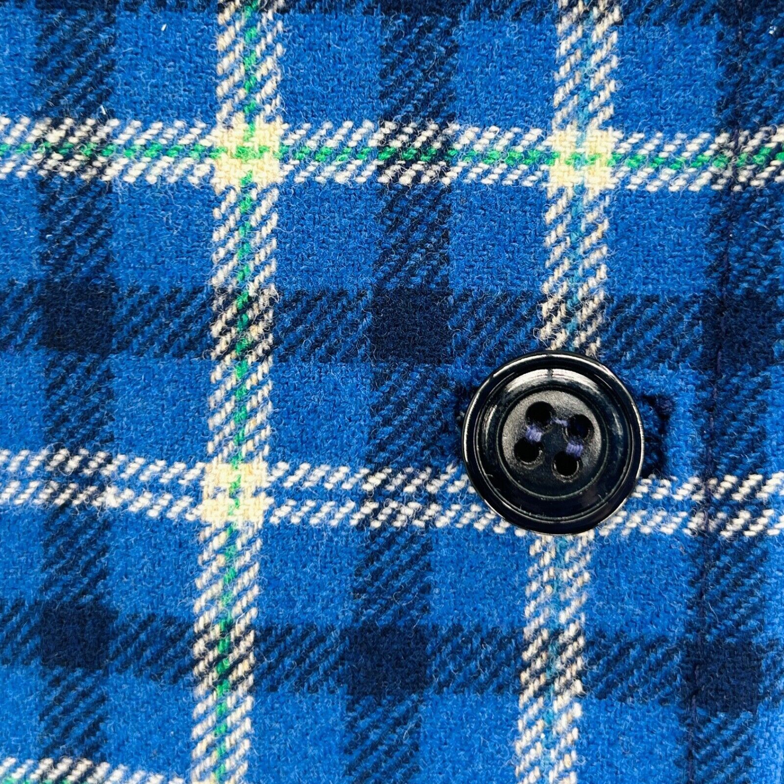 Pendleton 60s/70s Pendleton Blue Plaid 100% WOOL Preppy Jacket Size M Size M / US 6-8 / IT 42-44 - 3 Thumbnail