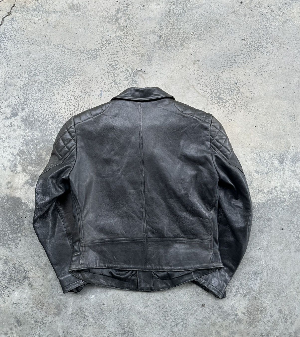 Vintage 👹Vintage Ashville Motor Double Collar Leather Jacket Size US S / EU 44-46 / 1 - 8 Thumbnail