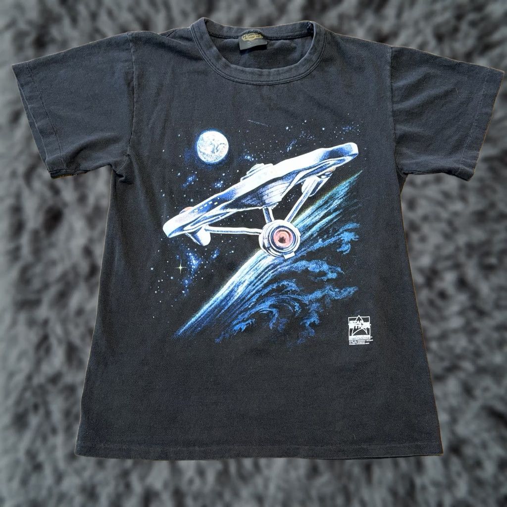 Changes VINTAGE Star Trek 25th Anniversary T-Shirt XL Adults Black Cotton Knit Logo Short Sleeve Men READ Size US XL / EU 56 / 4 - 1 Thumbnail