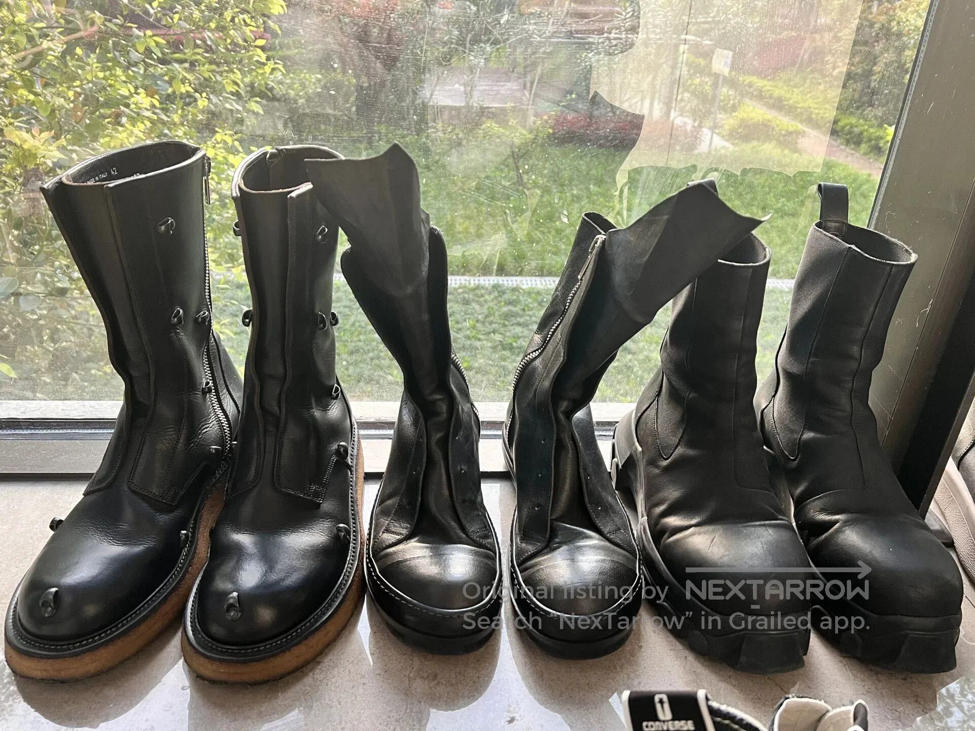 Rick Owens Drkshdw Rick Owens Black Socks Boots. Size US 9 / EU 42 - 4 Thumbnail