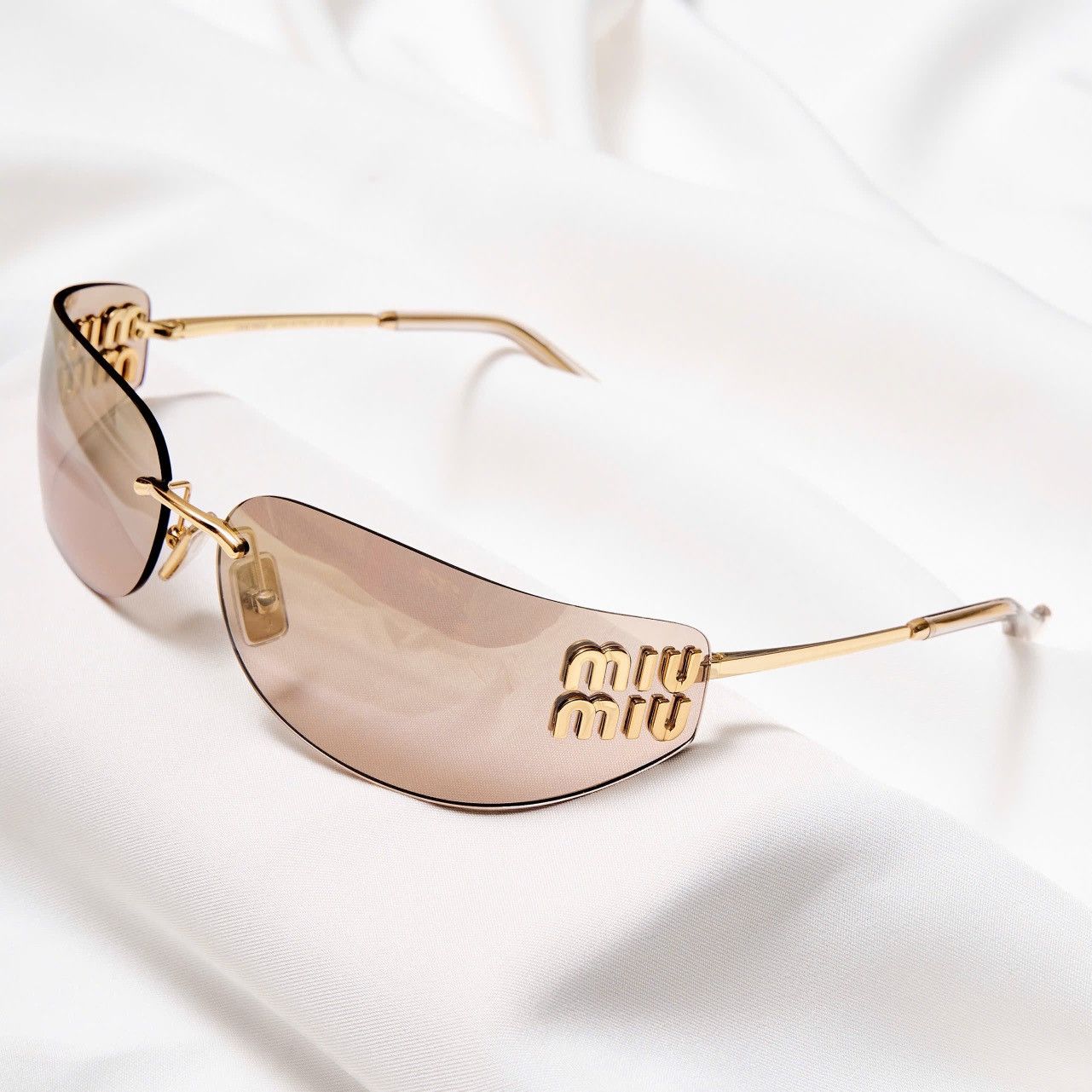 Miu Miu MIU MIU 0MU A51S 5AK20P SUNGLASSES Size ONE SIZE - 2 Thumbnail