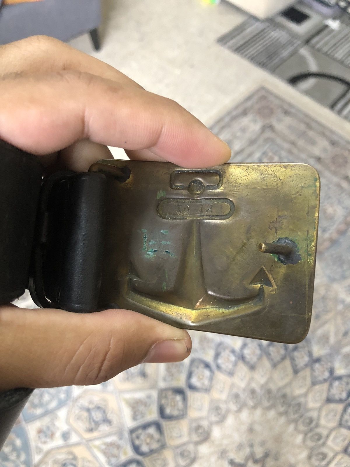 Leather Rare❗️Vintage Polo Ralph Lauren Anchor Buckle Leather Belt Size ONE SIZE - 3 Thumbnail