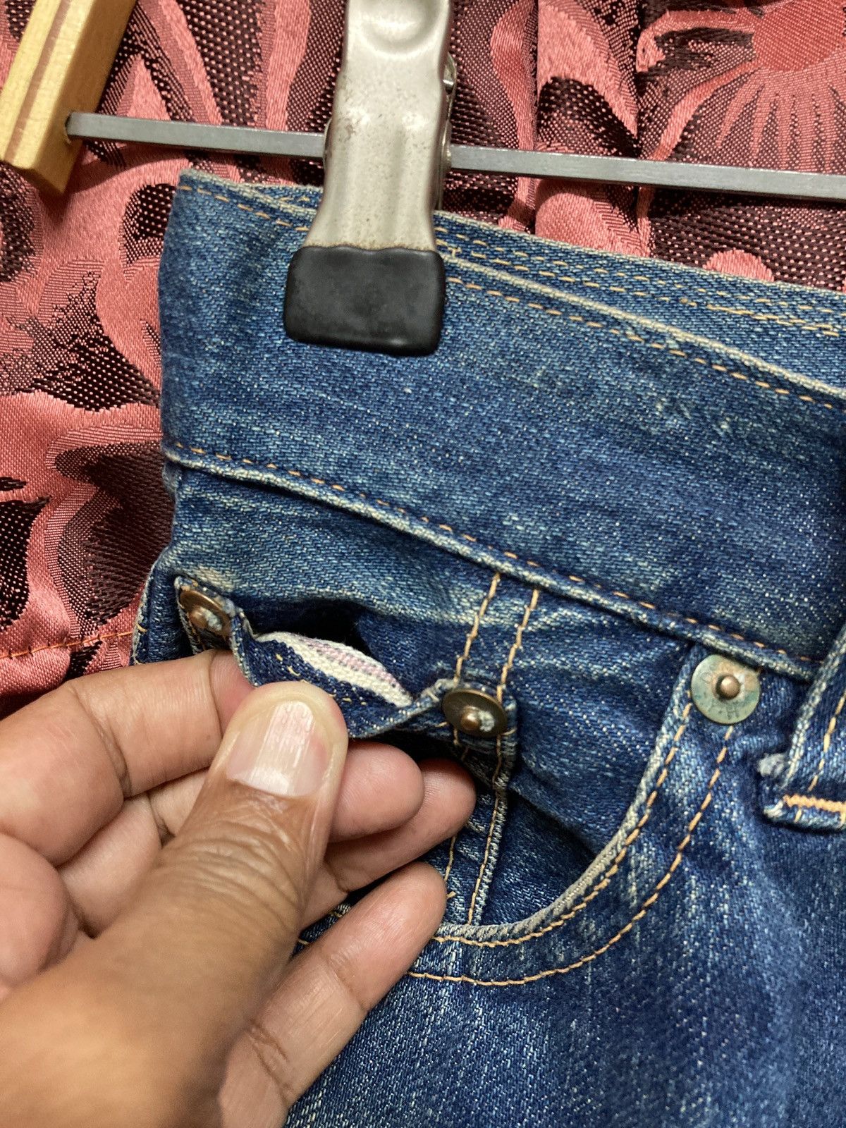 Japanese Brand Vintage Denime selvedge Japan jean Size US 26 / EU 42 - 7 Thumbnail