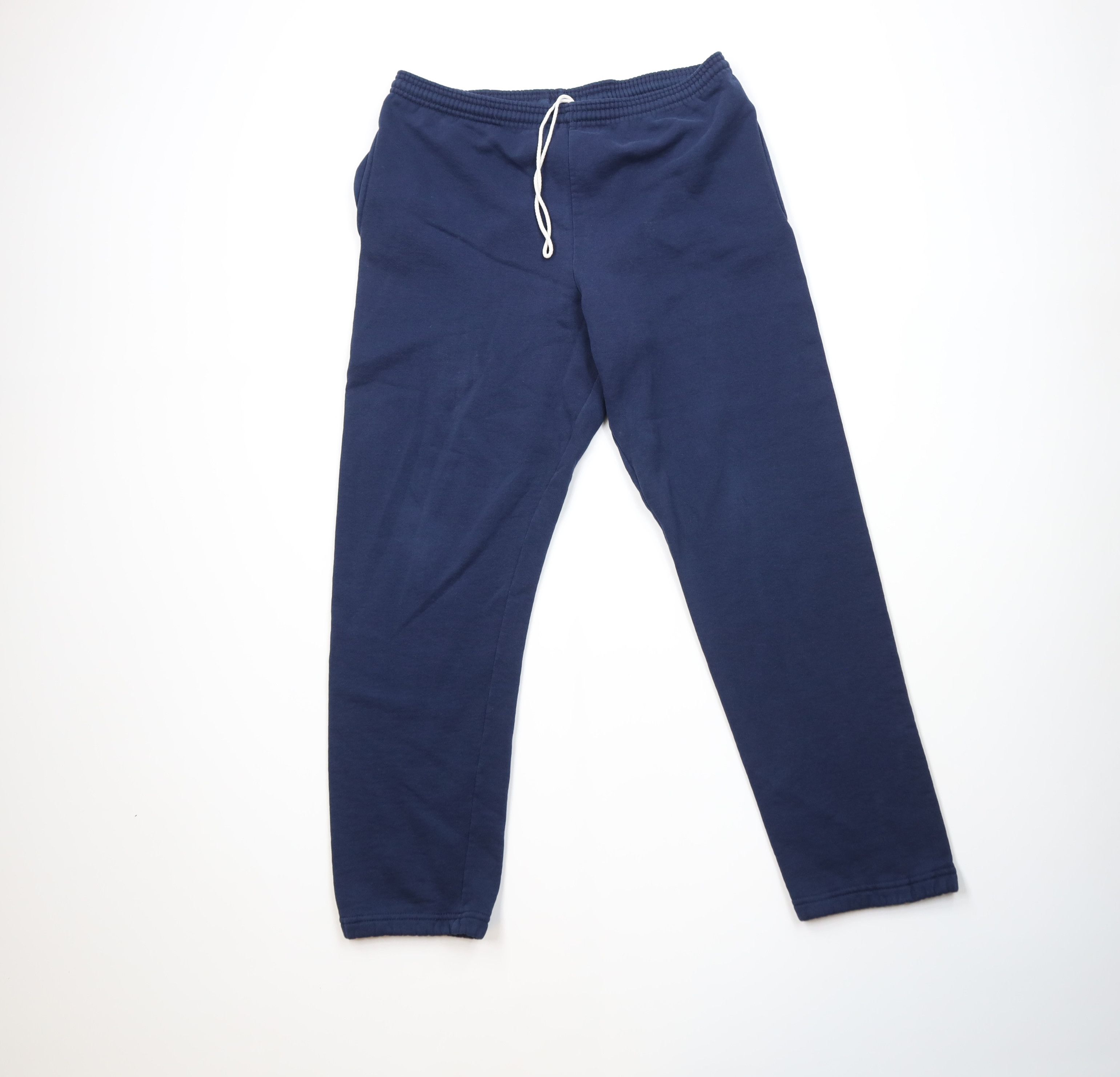 Russell Athletic Vintage 90s Russell Athletic Blank Sweatpants Pants Blue Size US 34 / EU 50 - 1 Thumbnail