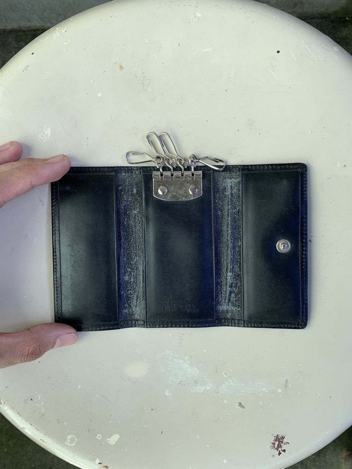 Jean Paul Gaultier Embossed Logo Metal Plate Keyholder Size ONE SIZE - 5 Thumbnail
