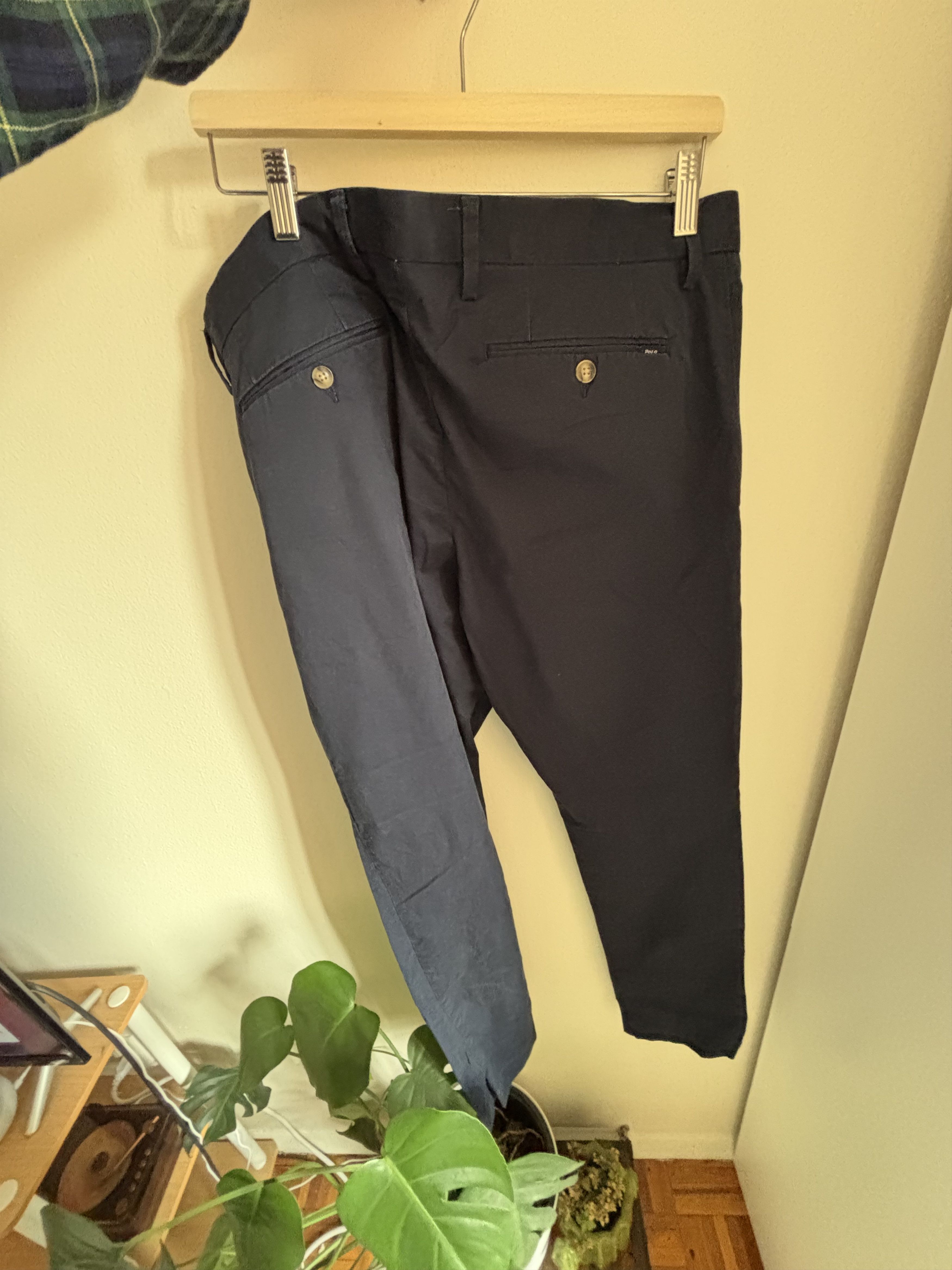 Polo Ralph Lauren Polo Ralph Lauren Navy Slim Chino 34-34 Size US 34 / EU 50 - 5 Thumbnail
