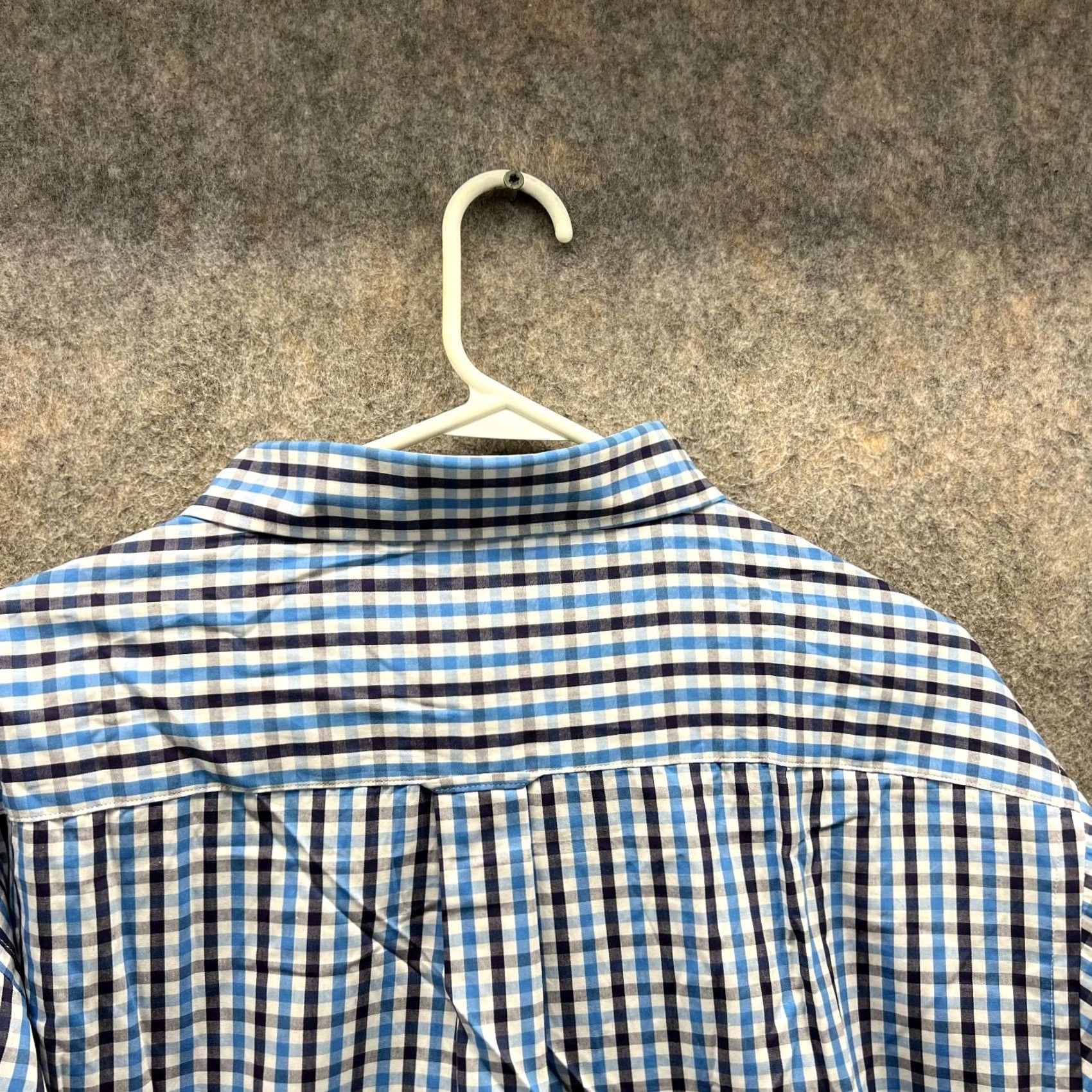 Vintage Pennington & Barnes Shirt Men XL Check Blue Button-Down Casual New Size US XL / EU 56 / 4 - 2 Thumbnail