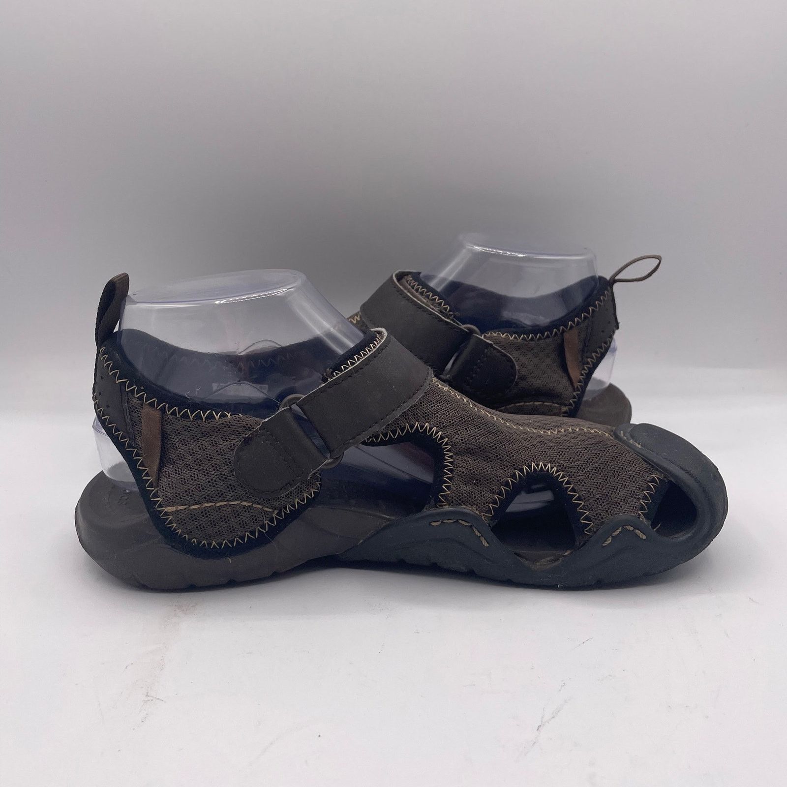 Crocs Crocs Swiftwater Mesh Sandals Water Brown Mens 8 Size US 8 / EU 41 - 5 Thumbnail