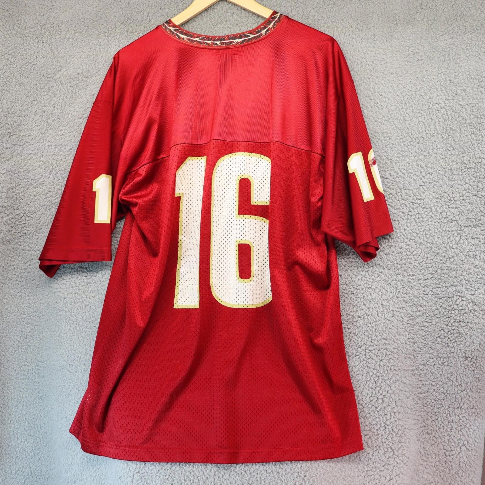 Nike Seminoles Jersey Large Nike Vtg Florida State Red Team Size ONE SIZE - 11 Thumbnail