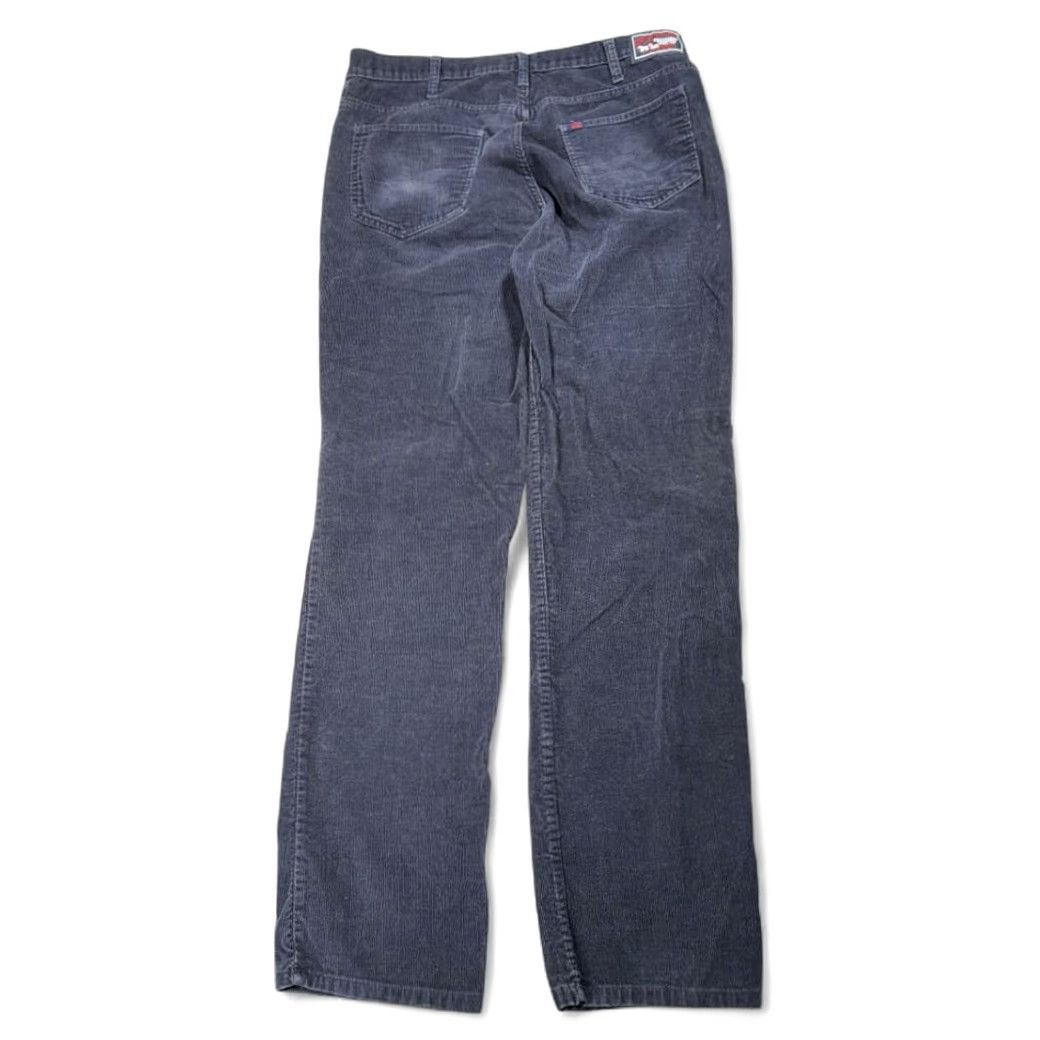 Gap VINTAGE Gap Pants Mens 35x33 Blue Corduroy Pioneer Straight Talon Zip 80s Size US 35 - 2 Thumbnail