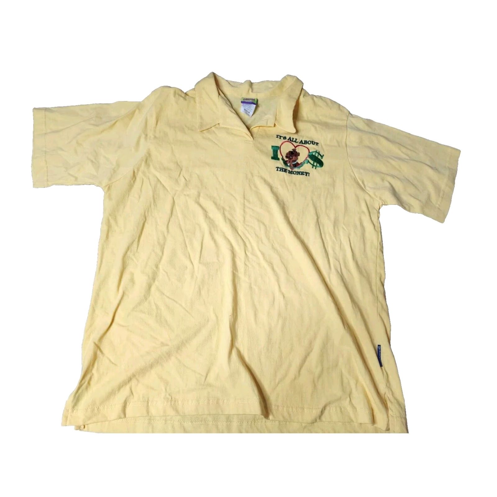 Vintage VINTAGE Cartoon Network Scooby Doo Polo Shirt Womens 18W Yellow Short Sleeve Embroidered 90s Size XXL / US 16-18 / IT 52-54 - 2 Thumbnail