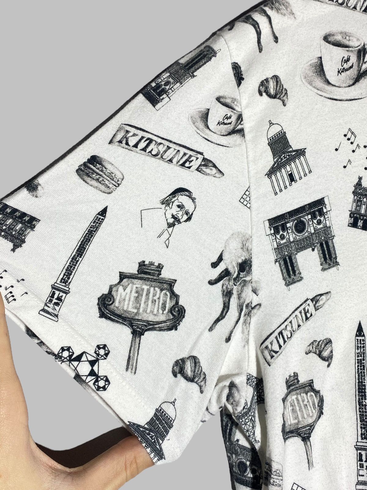 Maison Kitsune Maison Kitsune Overprint Short Sleeve T-shirt Size US M / EU 48-50 / 2 - 7 Thumbnail