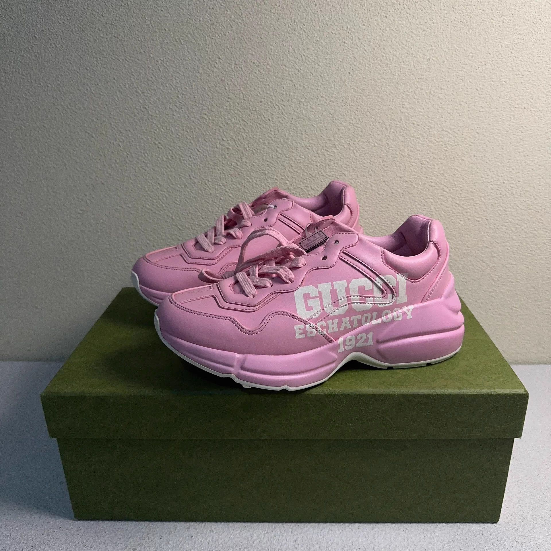 Gucci GUCCI ESCHATOLOGY 1921 Pink "Dad" Sneakers - Women's 36.5 Size US 5.5 / IT 35.5 - 1 Thumbnail