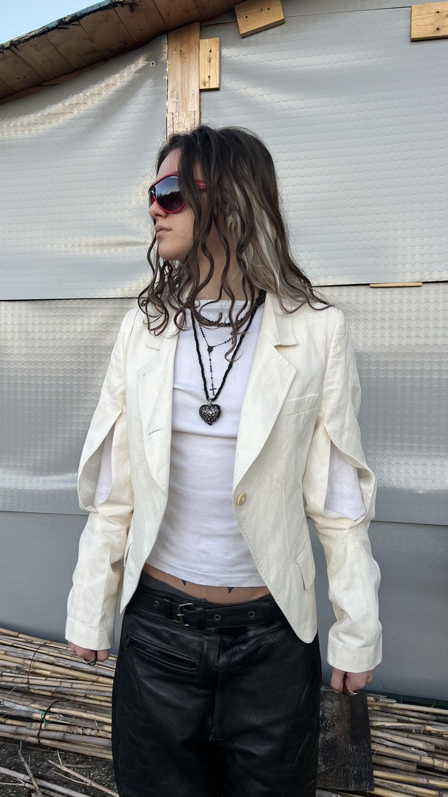 Ann Demeulemeester Ann demeulemeester blazer deconstructed biker jacket Size S / US 4 / IT 40 - 9 Thumbnail