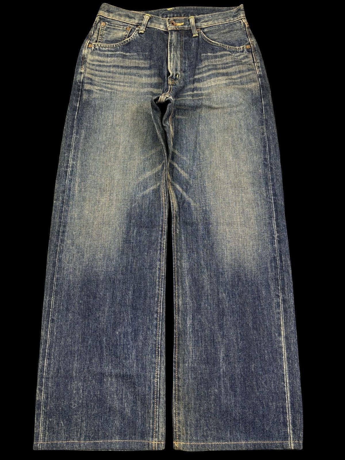 Edwin 💥Rusty Wash Wide💥Vintage Edwin Wide Denim F857 Size US 29 - 1 Thumbnail