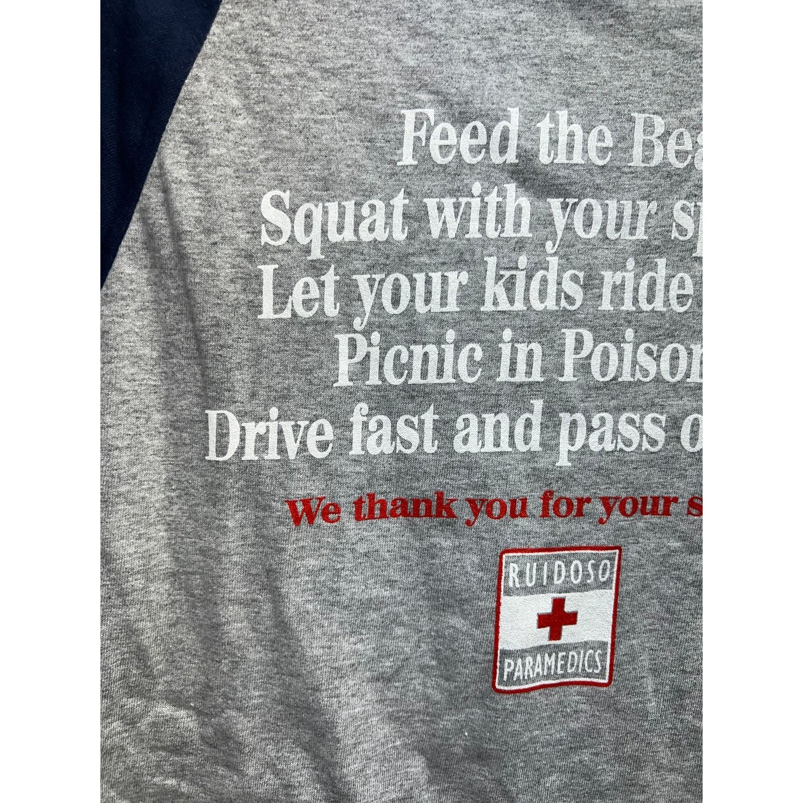 Vintage Vintage Ruidoso Paramedics Shirt Medic Humor Long Sleeve S Size US S / EU 44-46 / 1 - 3 Thumbnail