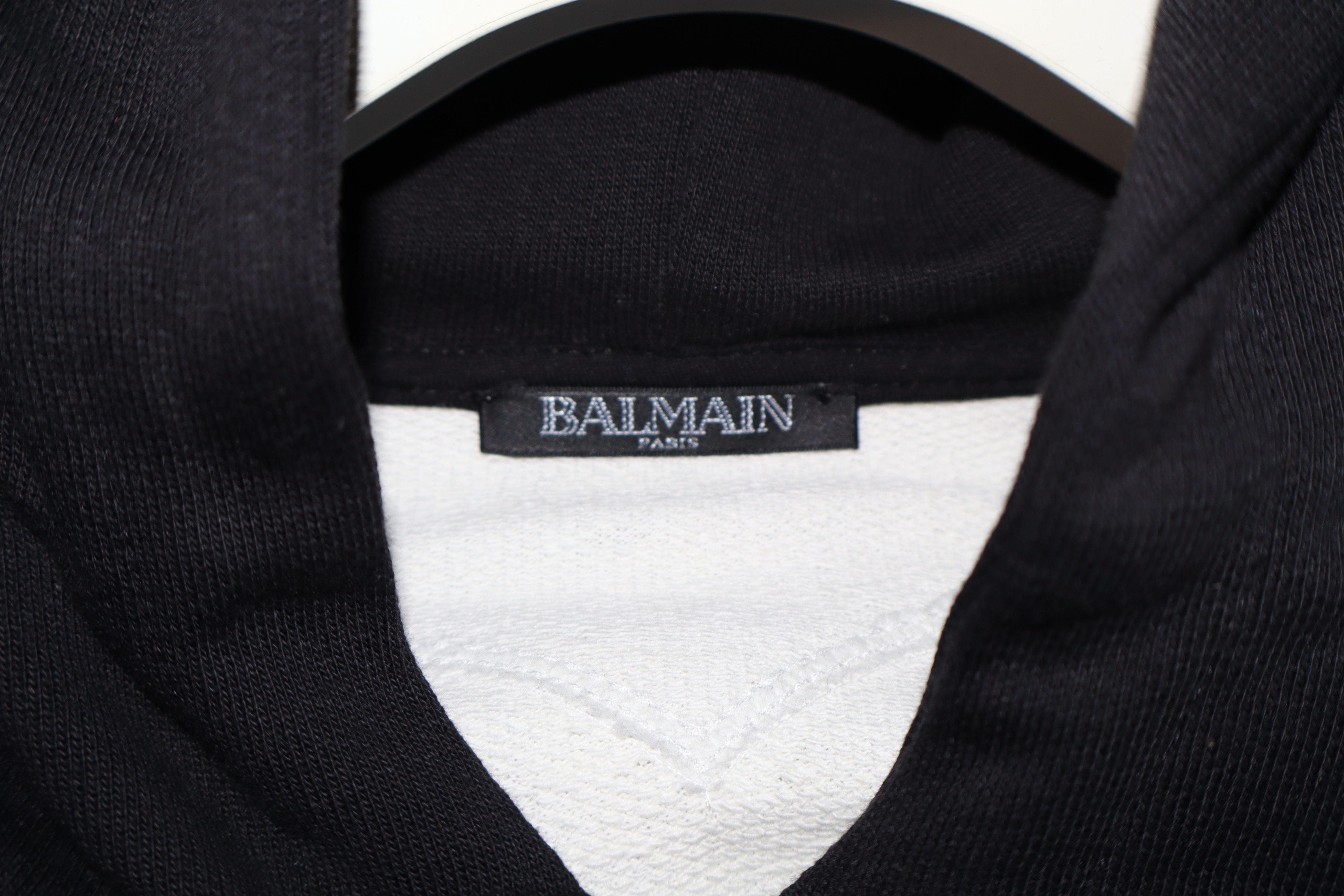 Balmain Baroque logo print hoodie Size US XL / EU 56 / 4 - 13 Thumbnail