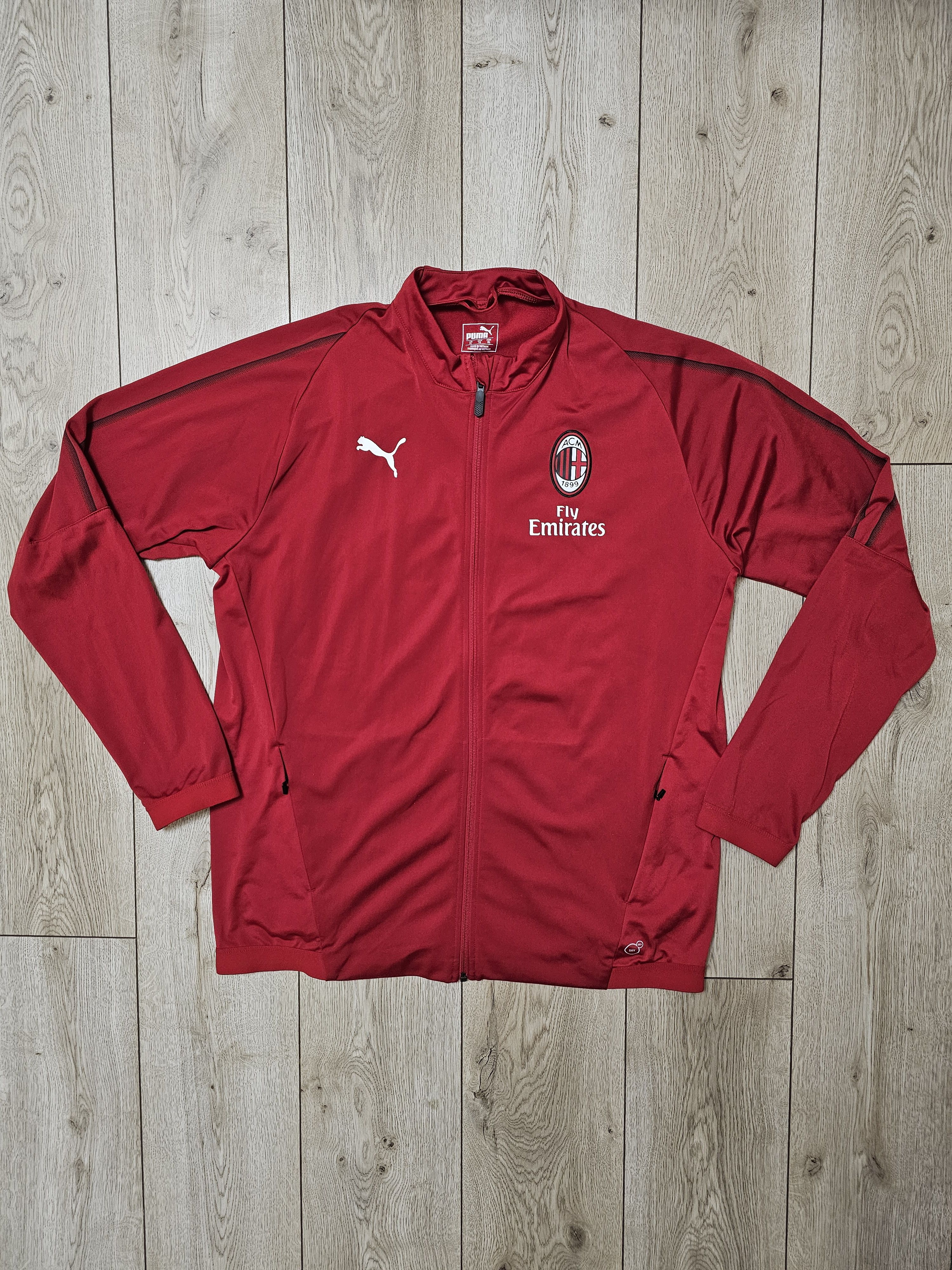Puma AC MILAN 2018 2019 TRAINING FOOTBALL JACKET SOCCER JACKET Size US XL / EU 56 / 4 - 1 Thumbnail