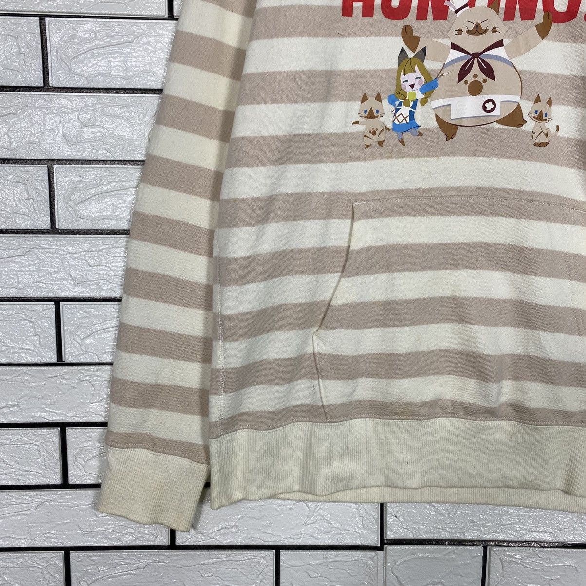 Japanese Brand 📌Vintage Hoodie Striped Design Uniqlo Cartoon Japan Size US L / EU 52-54 / 3 - 5 Thumbnail