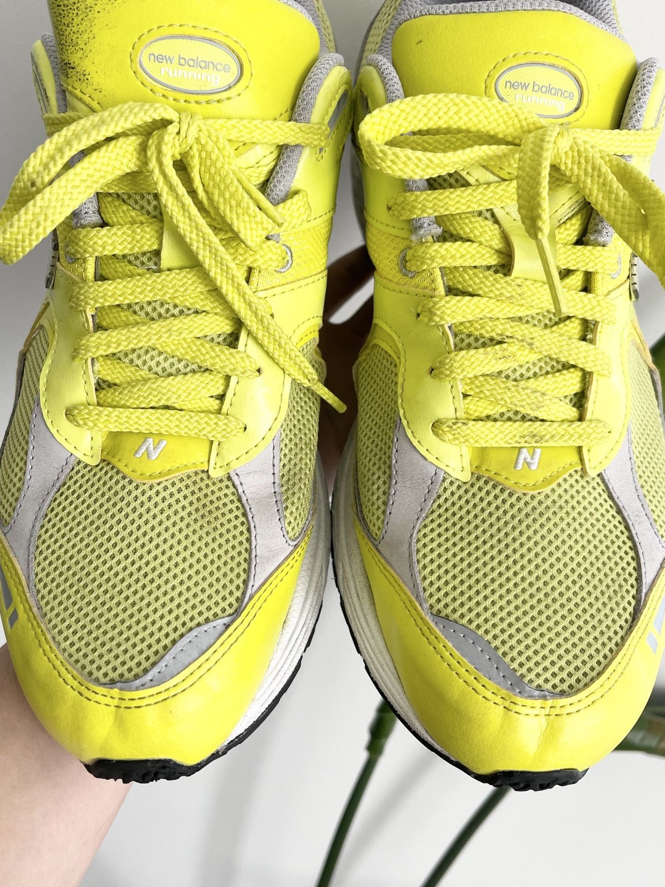 J.Crew × New Balance STEAL! New Balance 2002R Lime - Size 12 Size US 12 / EU 45 - 6 Thumbnail
