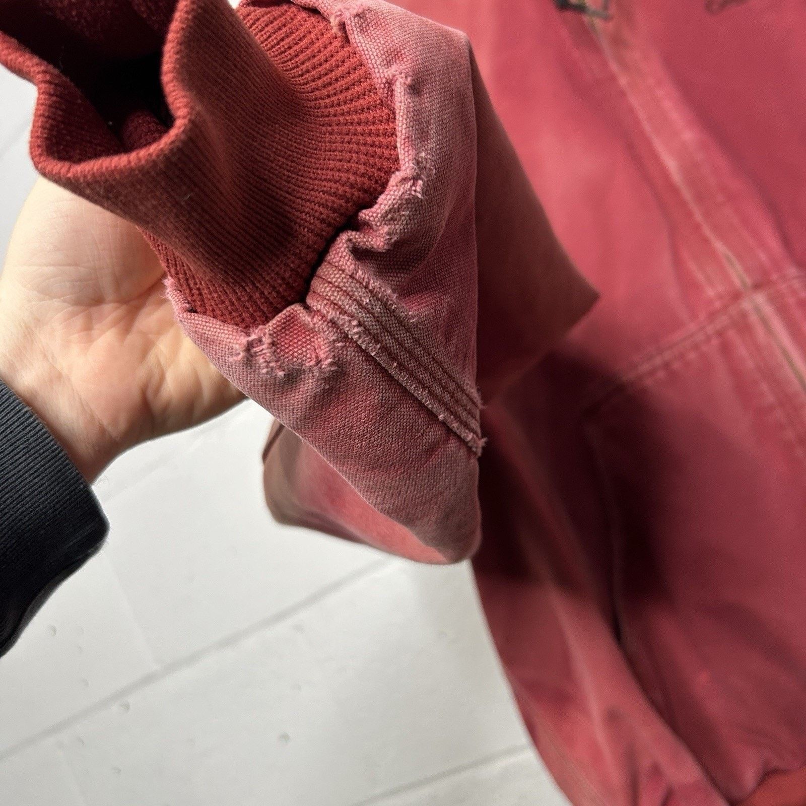 Carhartt Vintage Carhartt Fleece-Lined Active Jacket “Dark Red” J158 Size US XL / EU 56 / 4 - 10 Thumbnail
