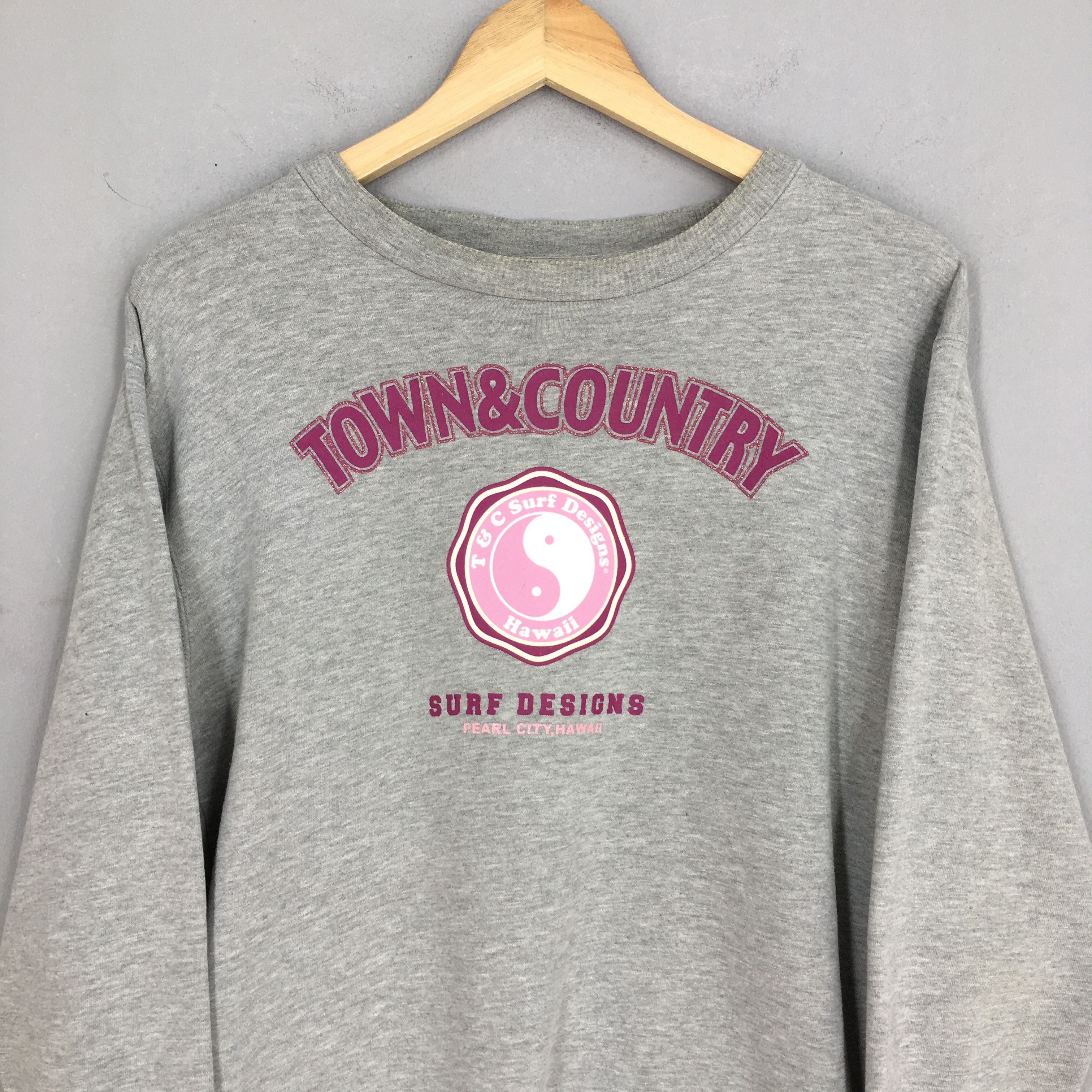 Billabong × Quiksilver Vintage 90s T&C Surf Designs Sweatshirt Medium Size US M / EU 48-50 / 2 - 2 Thumbnail