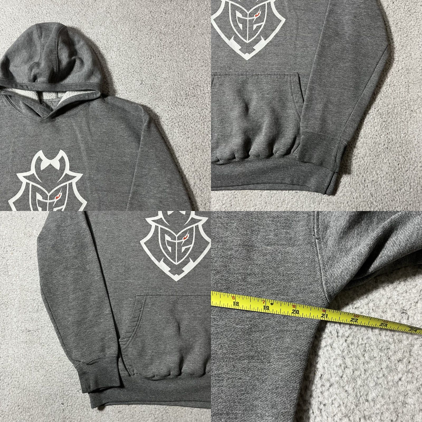 Vintage G2 Esports Hoodie Mens M Gray Graphic Pullover Sweatshirt Size US M / EU 48-50 / 2 - 8 Thumbnail