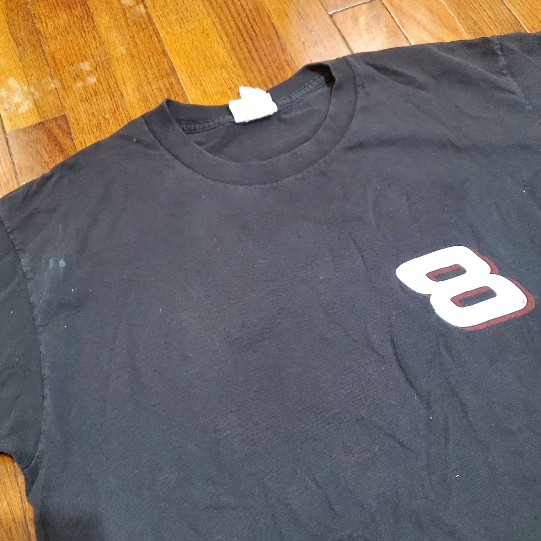 NASCAR VINTAGE Dale Earnhardt Jr. T-Shirt Short Sleeve Graphic Print 2000s Black Large Mens Shirtsz Large NASCAR 90s Cars Sports Double-Sided Size US L / EU 52-54 / 3 - 6 Thumbnail