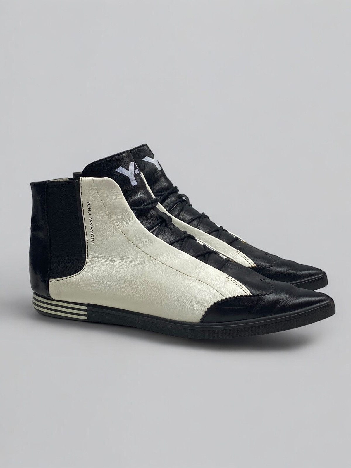Yohji Yamamoto Vintage Y-3 Yohji Yamamoto Adidas Brogue Sneakers Futuristic Size US 7.5 / EU 40-41 - 1 Thumbnail