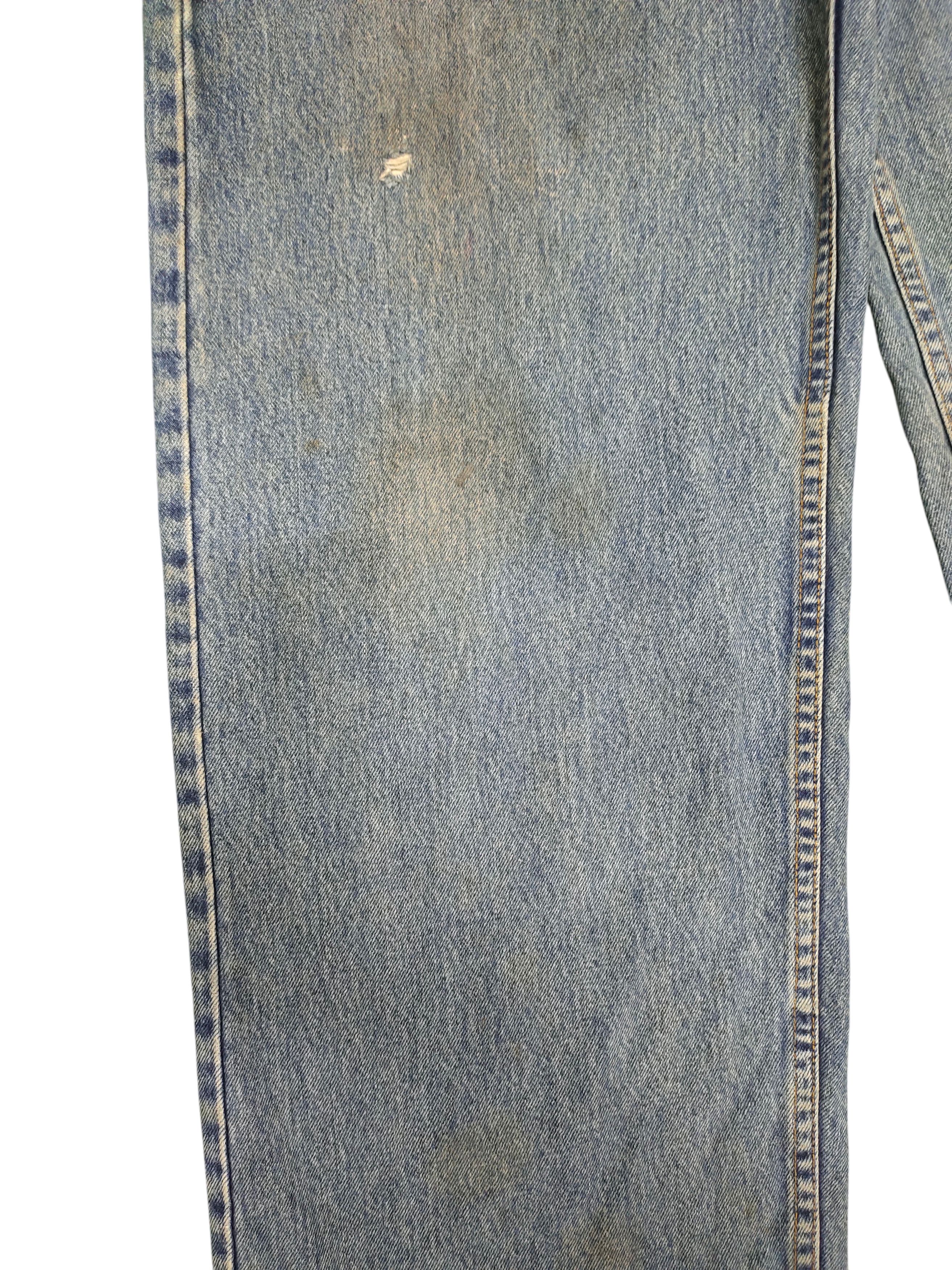 Levi's Vintage Clothing Vintage 90s Levis Silvertab Stovepipe Baggy Denim Jeans Size US 34 / EU 50 - 4 Thumbnail