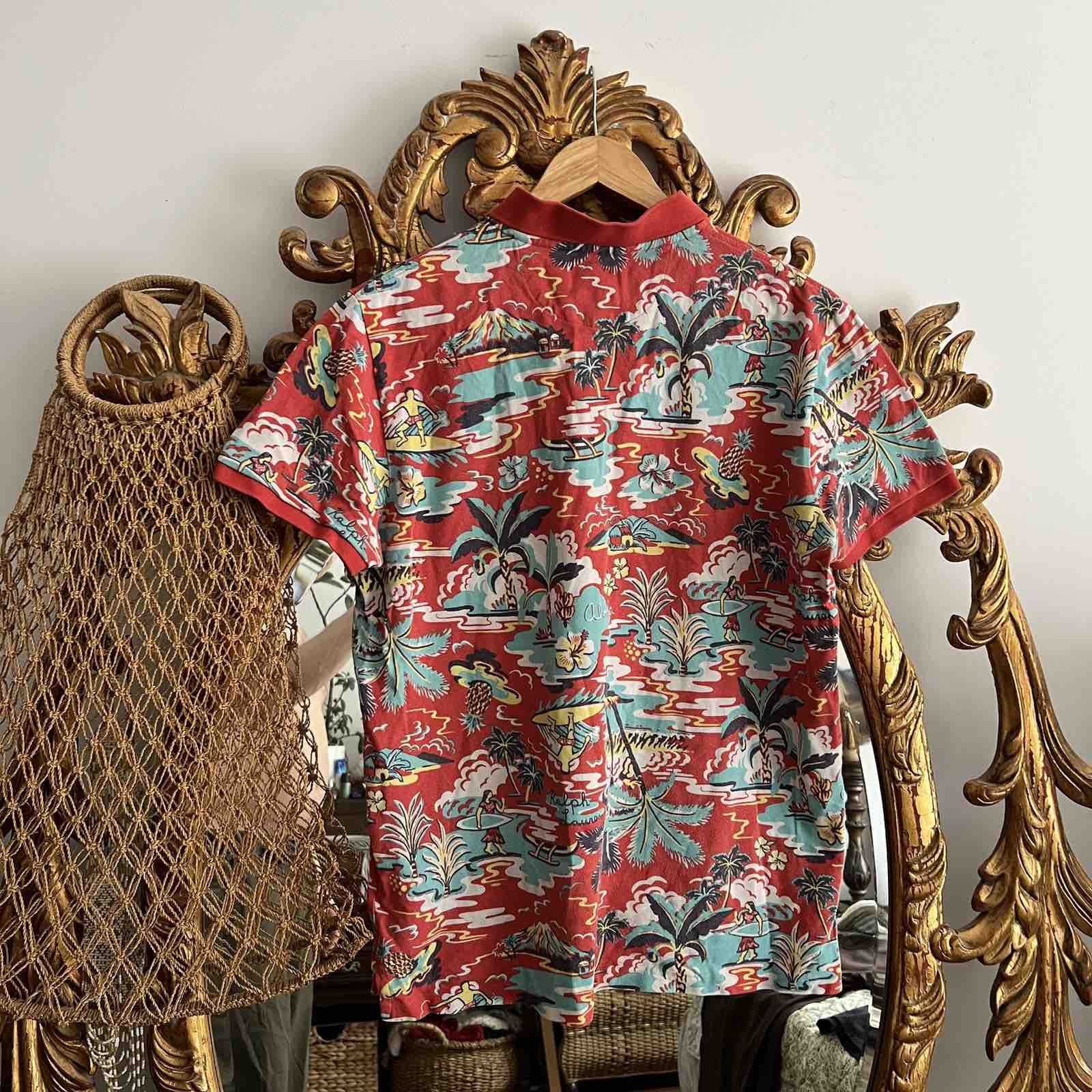 Polo Ralph Lauren Polo Ralph Lauren Hawaiian Print Shirt Sz L Size US L / EU 52-54 / 3 - 3 Thumbnail