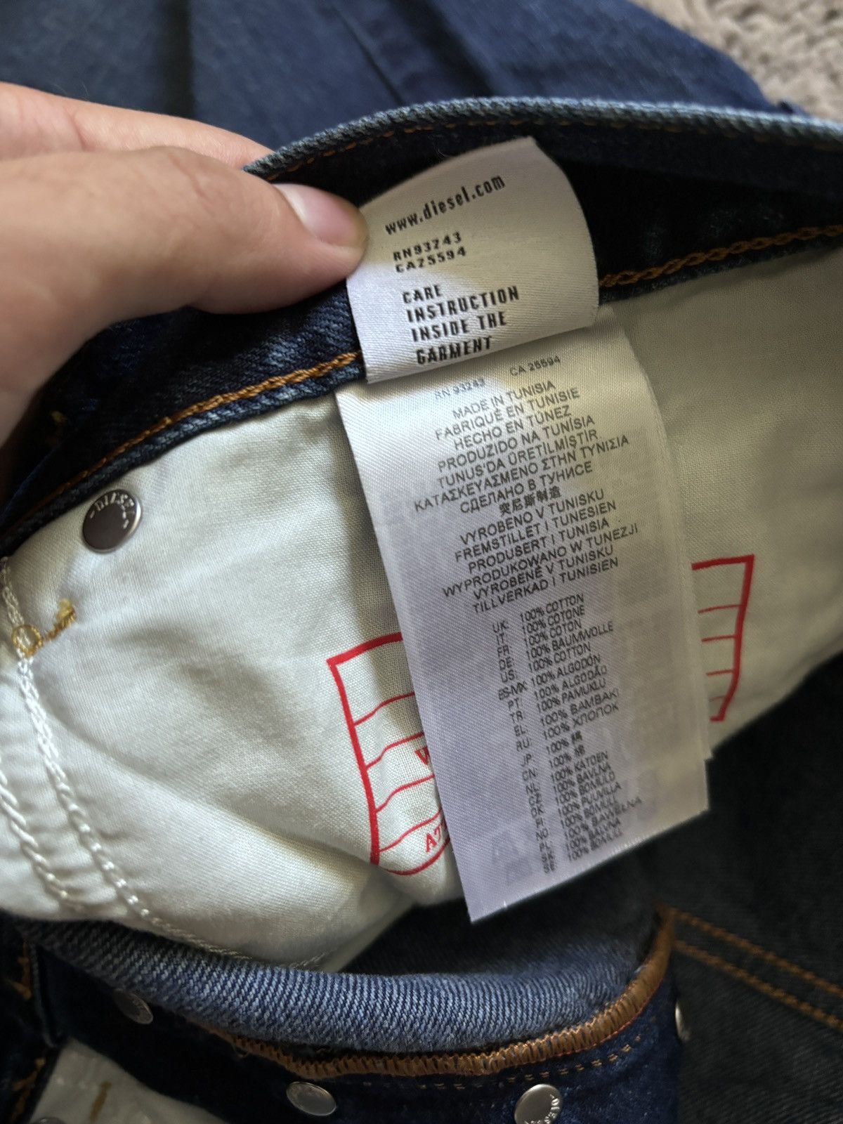 Diesel × Diesel Black Gold Diesel D-Macs 2010 jeans baggy fit blue denim pants Size US 36 / EU 52 - 12 Thumbnail